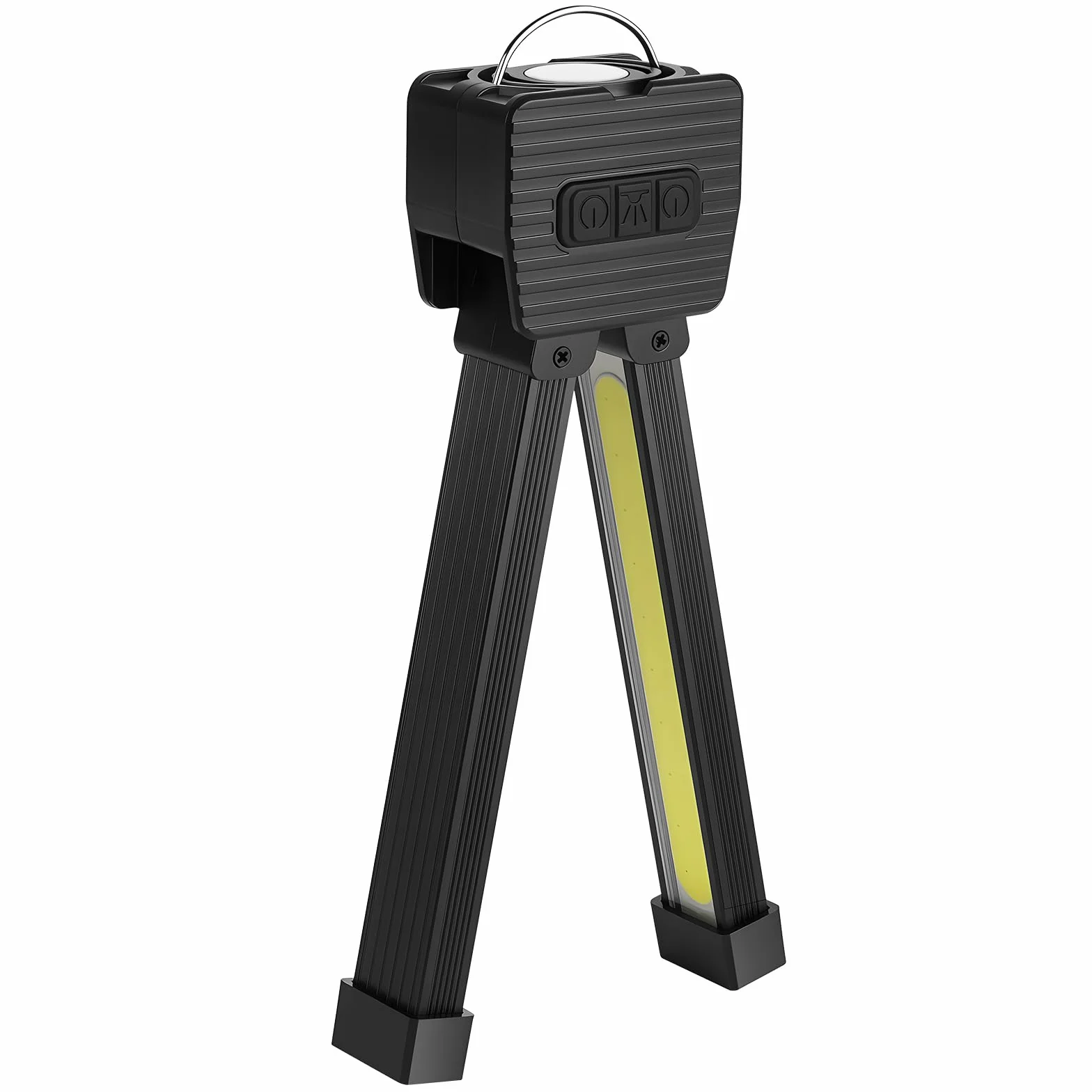 flintronic Lampa do siłowni do pozowania, przenośna magnetyczna latarka LED, wodoodporna z 7. biegiem tłumienia dla siłowni do pozowania z 180-stopniowym składaniem, szybkie ładowanie USB-C, do