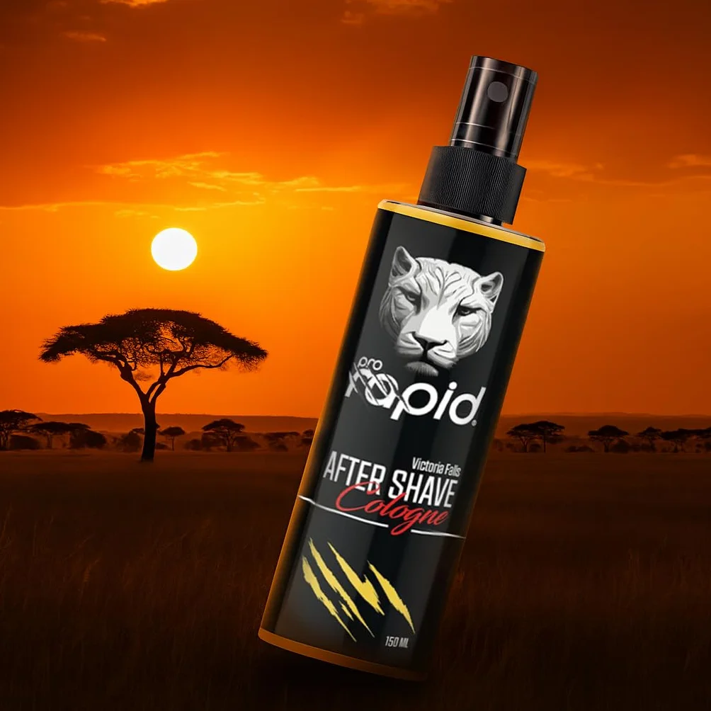 Pro Rapid Victoria Falls woda kolońska po goleniu, 150 ml, relaksująca, orzeźwiająca, chłodząca, męska woda kolońska