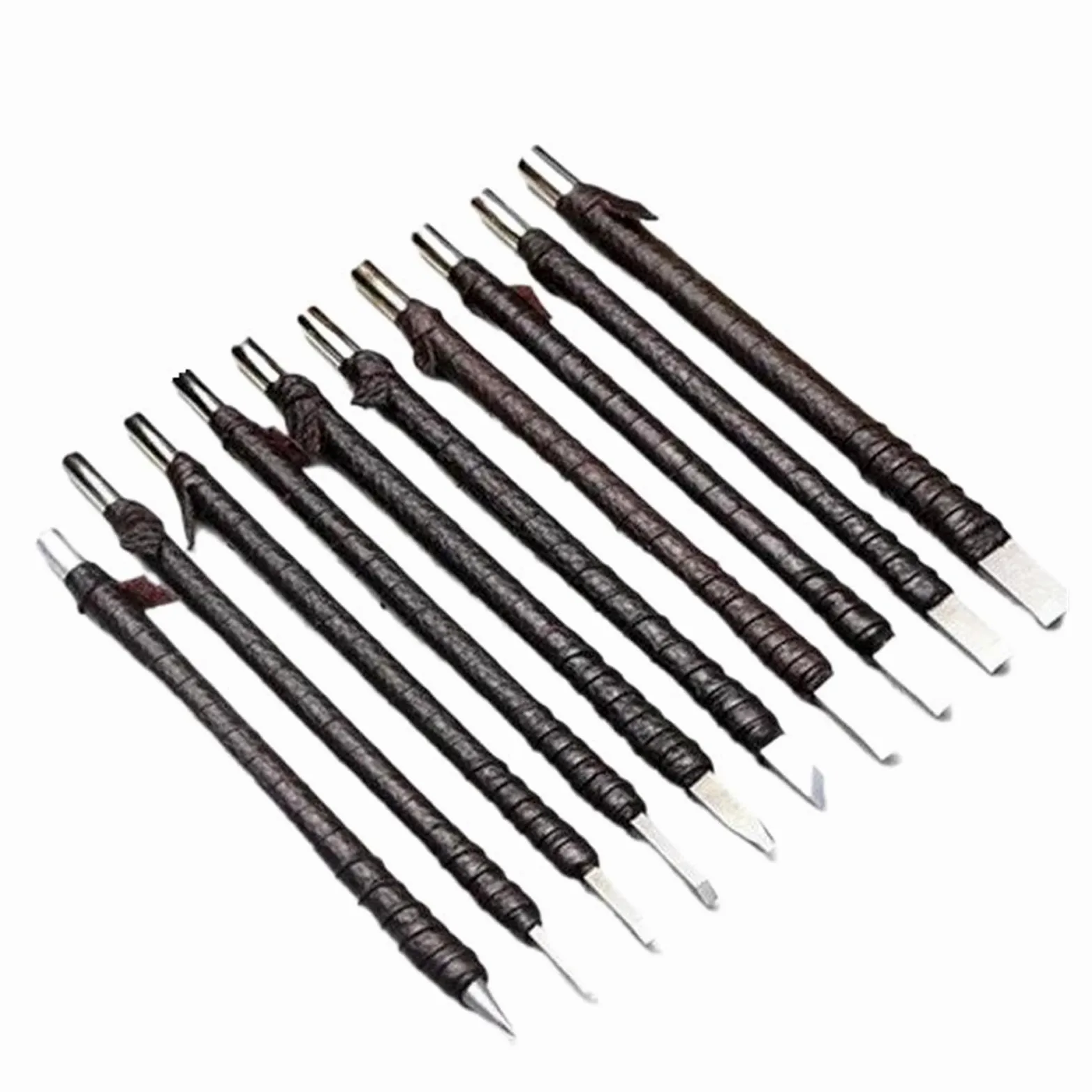 8/10 Sztuk Zestaw Narzędzi Ręcznych Do Rzeźbienia W Kamieniu Ze Stali Wolframowej Dłuto Narzędzie Obróbki Drewna(10 Pcs pack)