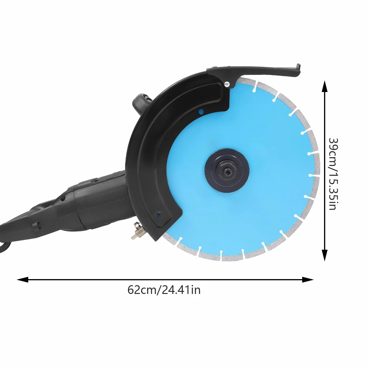 Elektryczna piła do betonu 3000 W, 355 mm, głębokość cięcia 135 mm, piła tarczowa z rurą wodną, pompą wodną, brzeszczotem, maszyną do cięcia kamienia, piła tarczowa, przecinarka do kamienia, cegieł