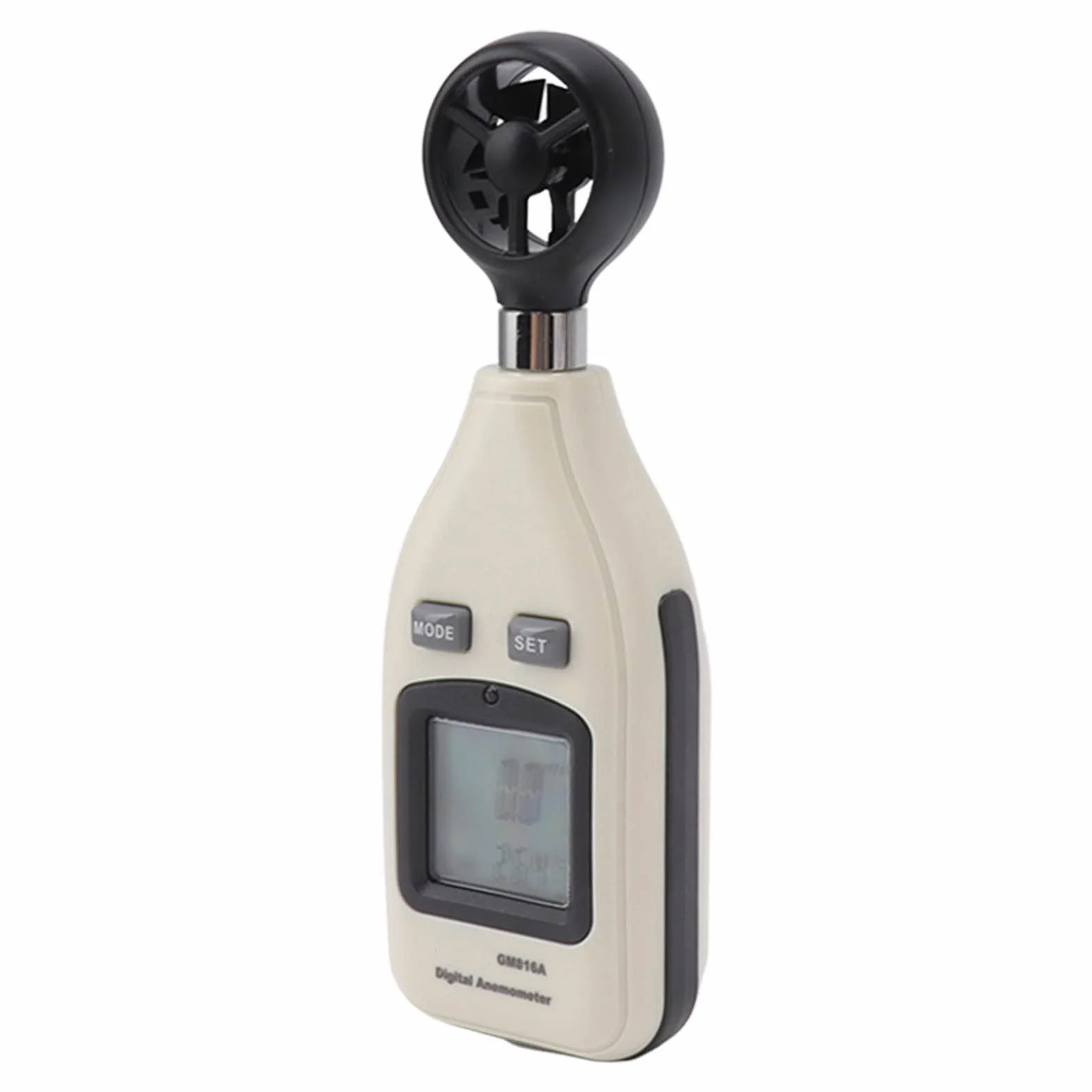 Cyfrowy anemometr LCD - przenośny miernik prędkości i temperatury wiatru dla entuzjastów outdooru