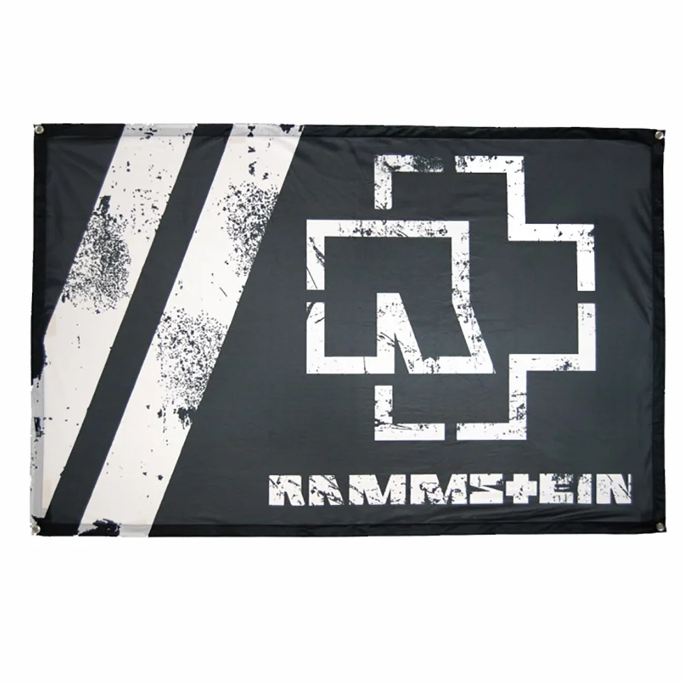 Rammstein Flaga Fahne Weisse Balken oficjalne produkty zespołu