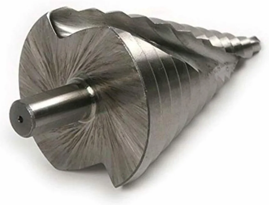 Wiertła do metalu, wiertło stopniowe z rowkiem spiralnym, otwieracz do otworów metalowych 110 mm otwór stożkowy HSS wiertarka stopniowa pokryta tytanem elektronarzędzie HSS 6-60 mm stal