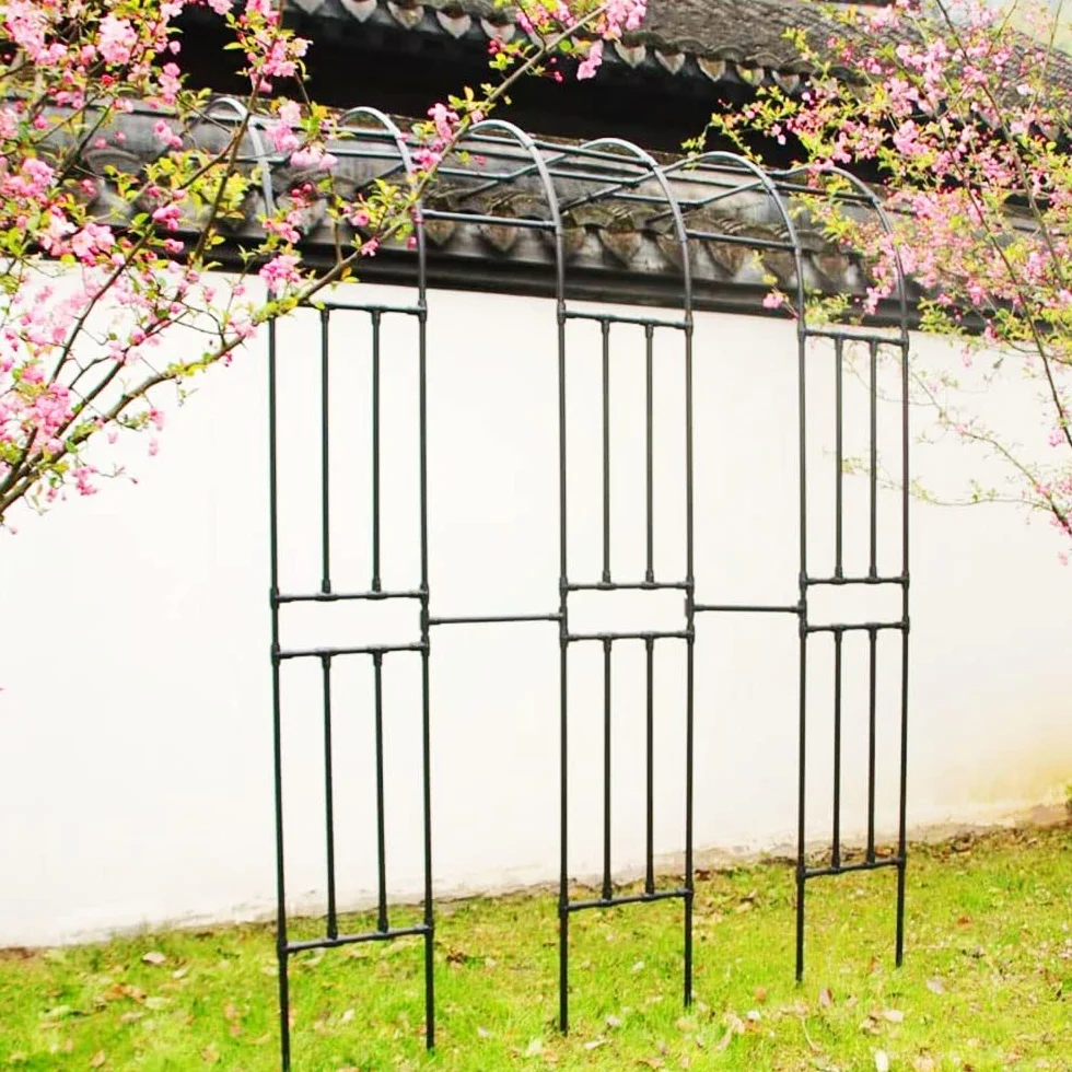 Łuk ogrodowy metalowy 20 mm rura stalowa z żywicy 60-220 cm