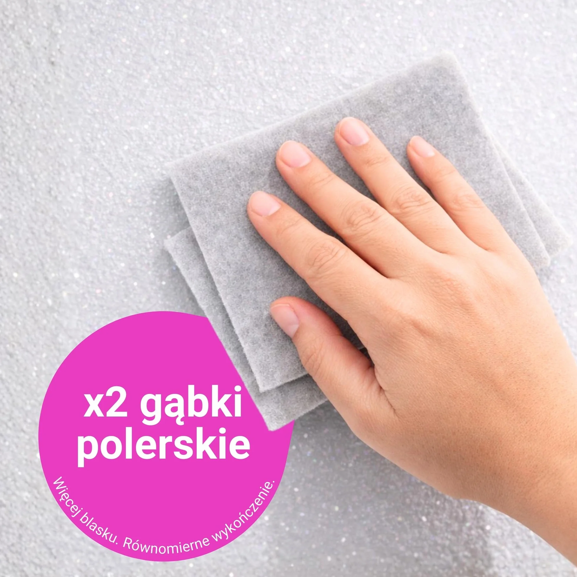Levaka 150g Czyste Srebro Brokat do Farby – 2 x Nakładki Polerujące – Brokat do Ścian Mieszalny z Każdym Rodzajem Farby Emulsyjnej – Lśniące Brokatowe Ściany Wewnątrz i na Zewnątrz, Sufity, Drewno
