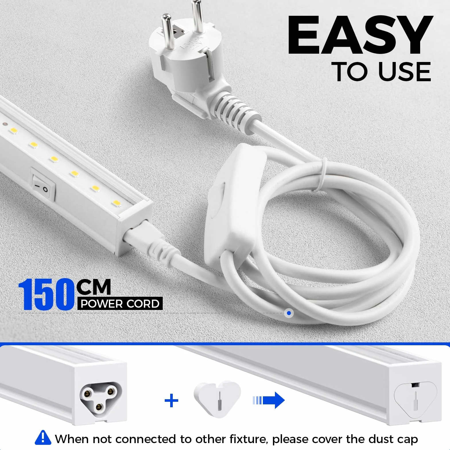 Barrina T5 LED Lampa do Roślin 59cm 40W Pełne Spektrum Światła Zestaw 4 szt