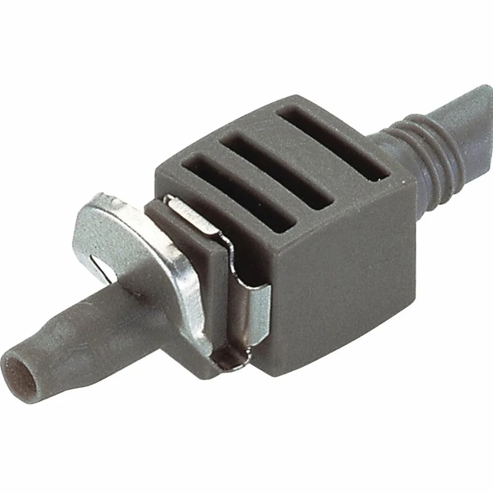 Gardena Micro-Drip system łącznik 4,6 mm (3/16"): Łącznik z tworzywa sztucznego do przedłużania rury rozdzielczej systemu Micro-Drip (8337-20)