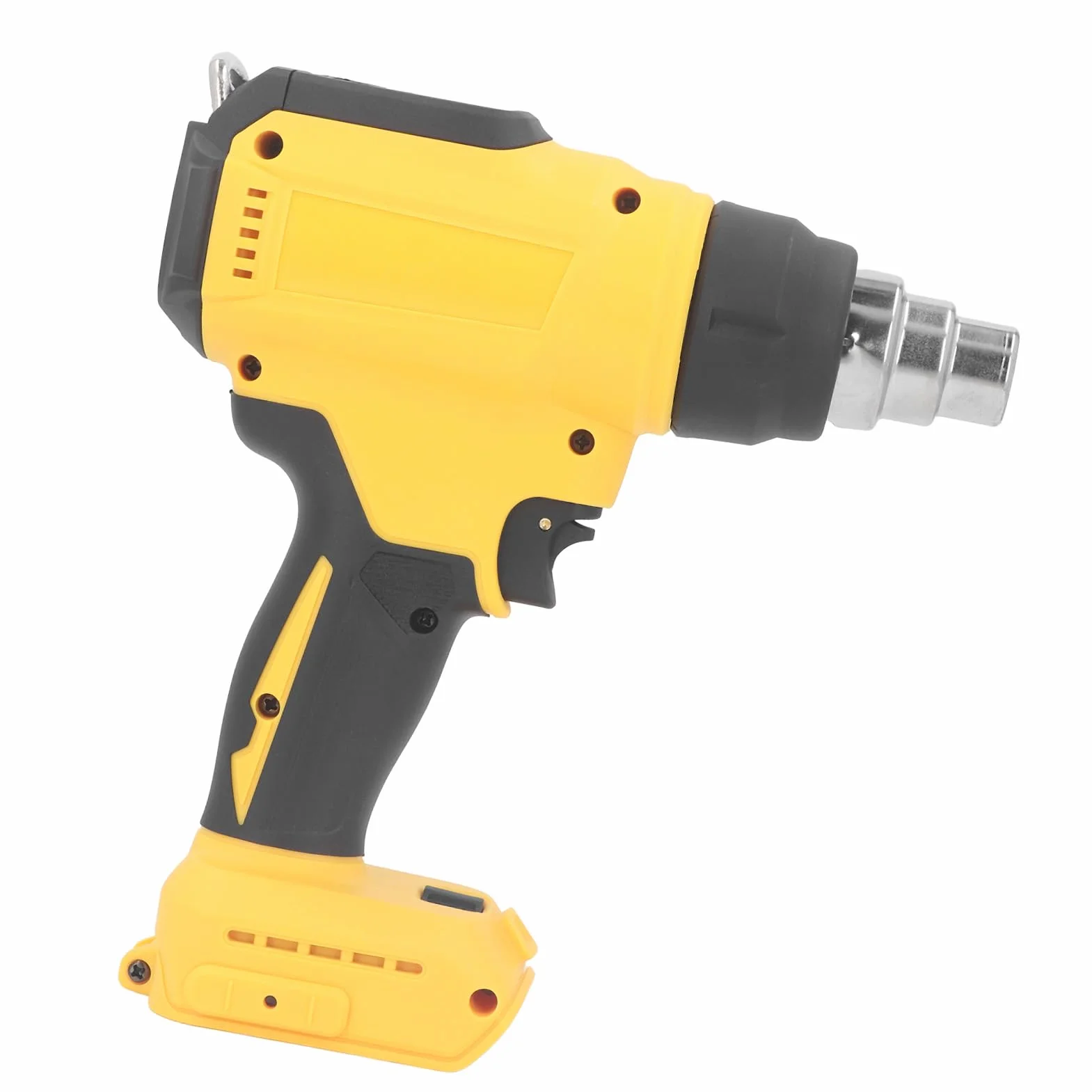 Pistolet na gorącą wiatrówkę, Bezprzewodowa Opalarka 300 W, Szybkie Nagrzewanie, Dobra kompatybilność, Ceramiczny rdzeń Grzejny 30-550 ℃ z 3 Dyszami do żywicy Epoksydowej