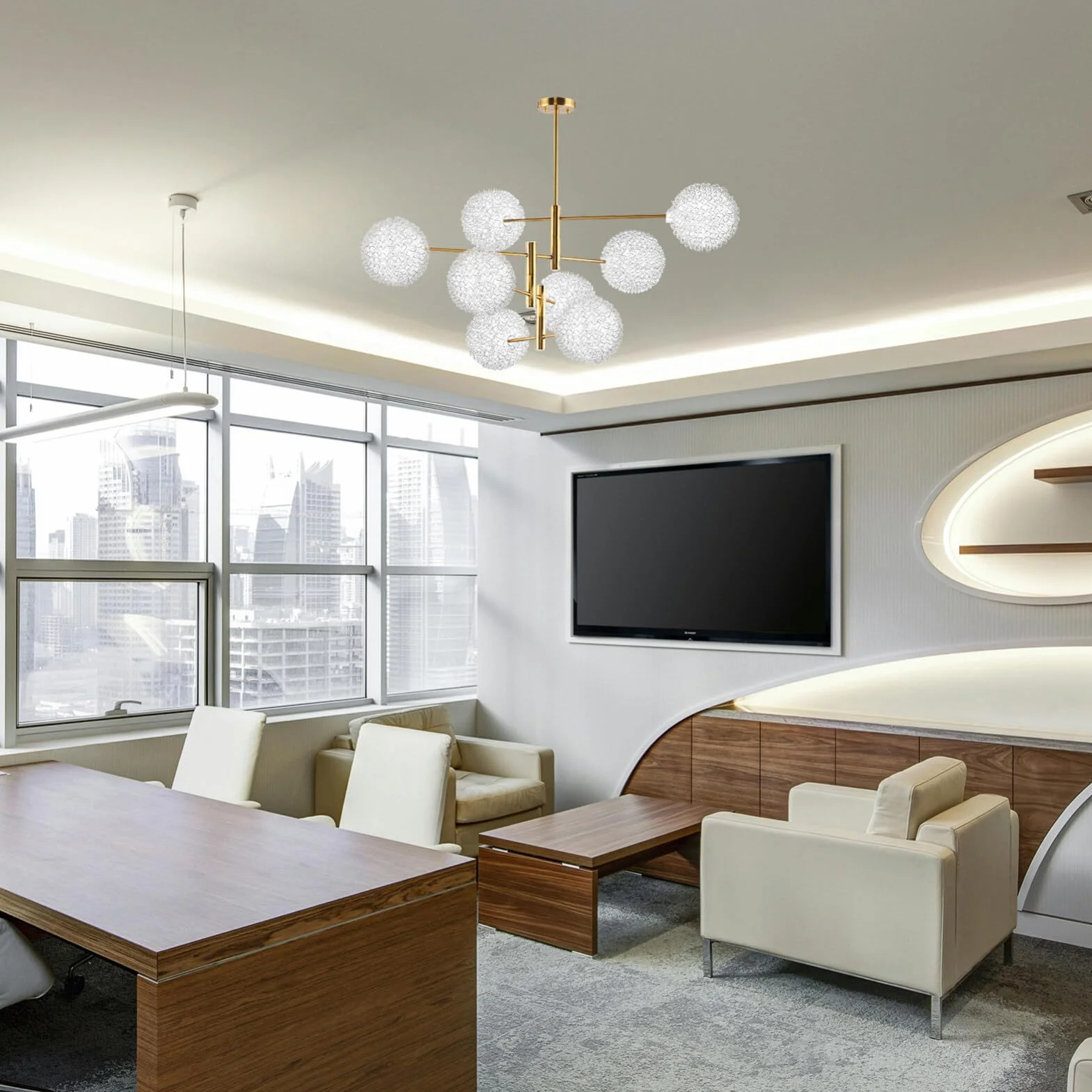 Ciieeo Klosz Do Lampy z Aluminium Stylu Nowoczesnym Przezroczysty Abażur Do Lamp Sufitowych i Kinkietów Elegancki Dodatek