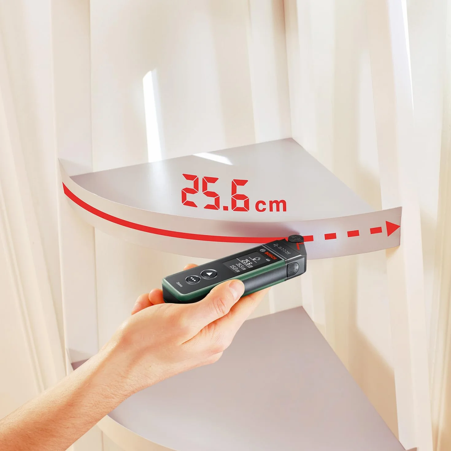 Bosch dalmierz laserowy czwartej generacji 25 m USB-C