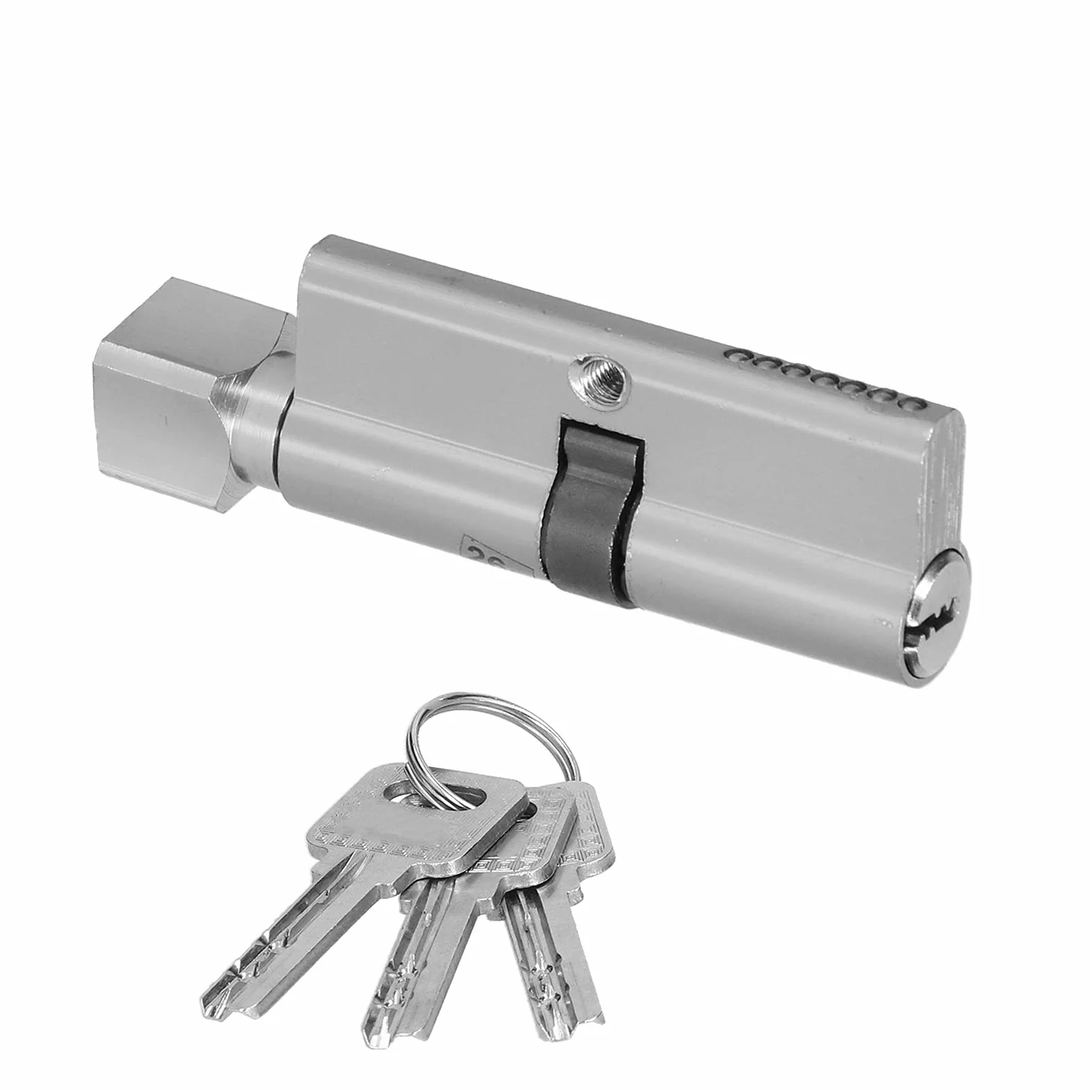 Cylinder Zamka, Części Zamienne do Zamka Drzwi Cylinder Zamka ze Stopu Aluminium i żelaza Wkładka z Rdzeniem Zamka Drzwi z Kluczem do Drzwi o Grubości 35–50 Mm
