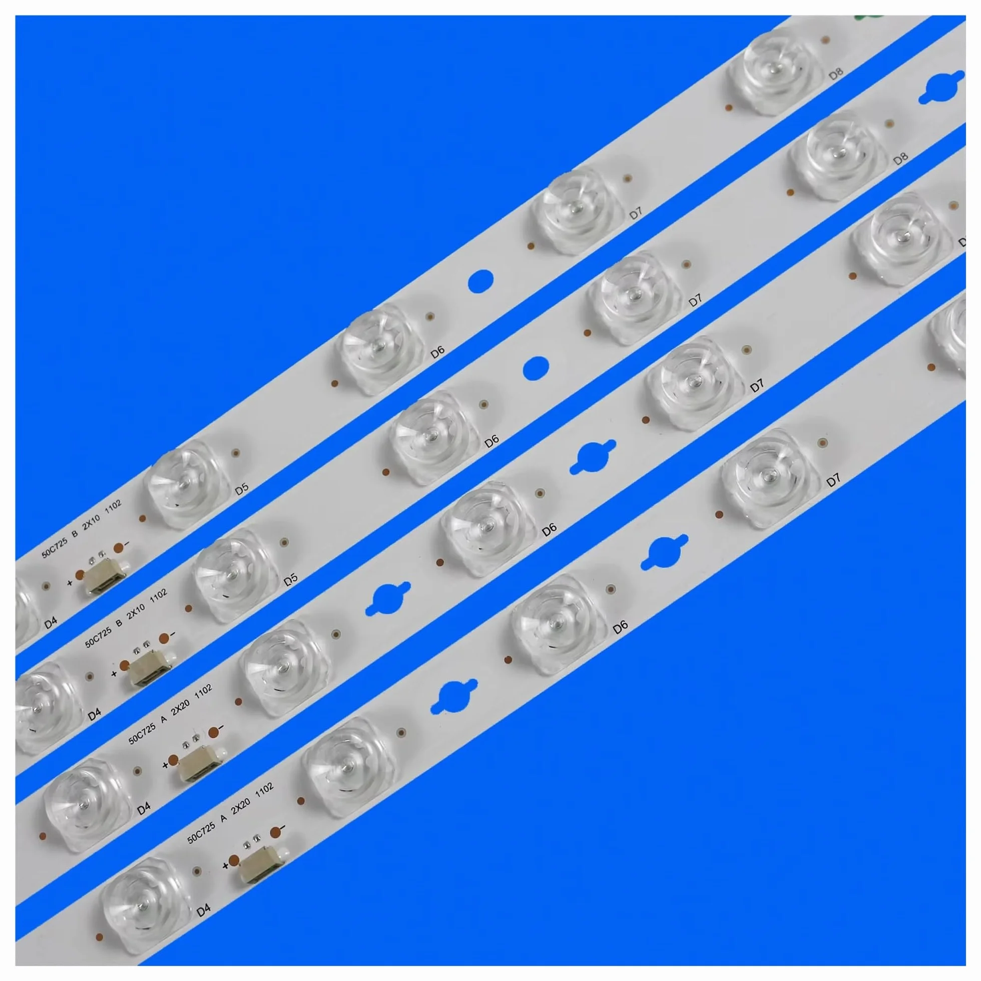LED Backlight Strio 50C725 A 2X20 1102 50C725 B 2X10 1102 For 50C725K 50C726 50C722 50C725 50C721 LVU500NDEL HS9W15 V1
