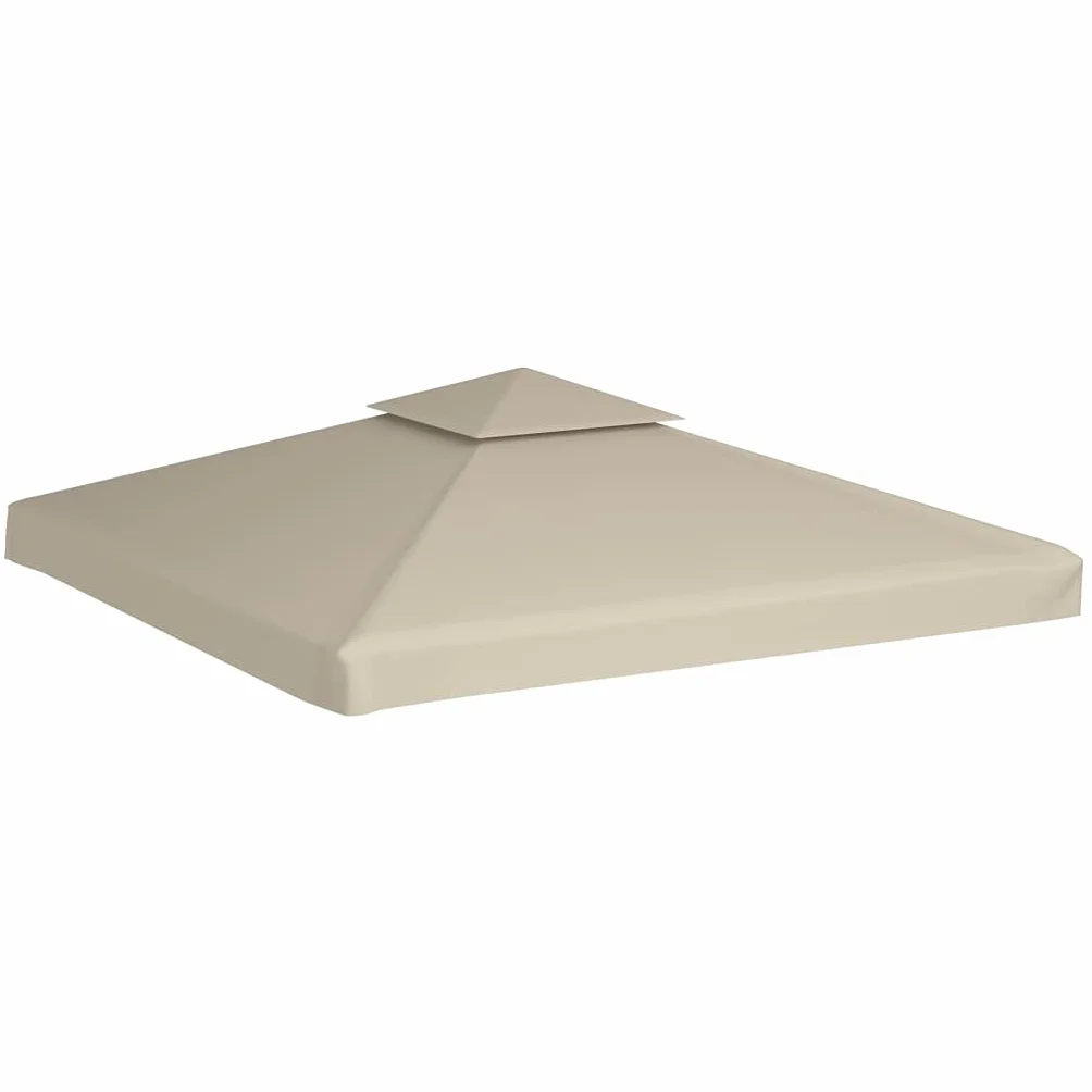 Zadaszenie namiotu ogrodowego 270 g/m² jasny brąz 3 x 3 m