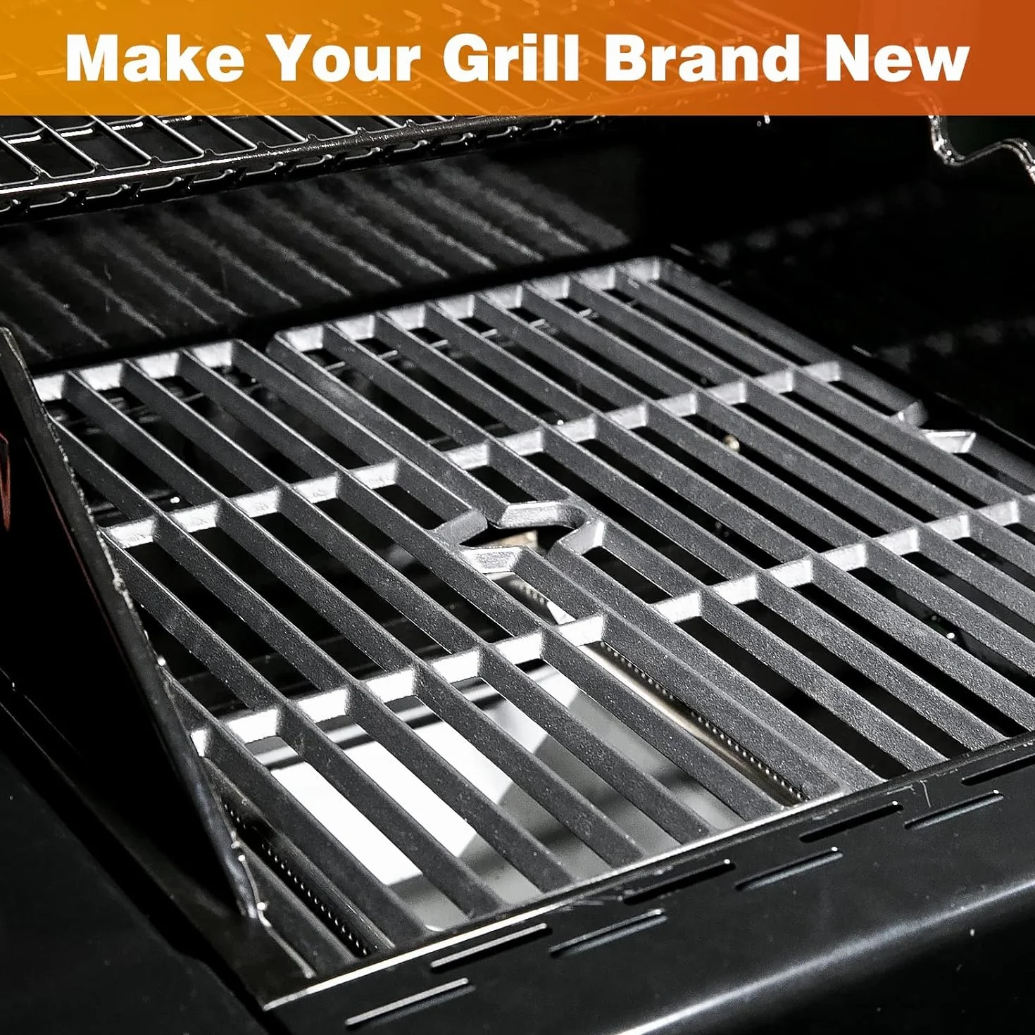 Denmay 41,9 x 54,6 cm, żeliwny ruszt do grillowania, części zamienne do Tepro Toronto Click, Taino Hero XL, grill na węgiel drzewny, żeliwny grill węglowy Activa, żeliwny odlew, EL Fuego Montreal,