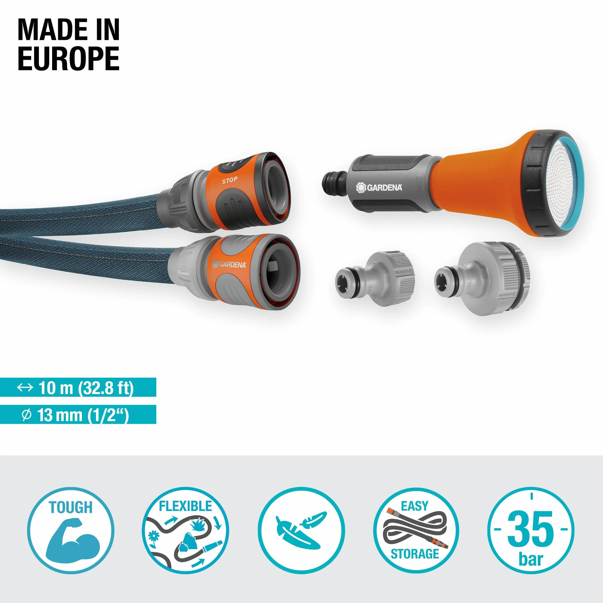 Gardena Liano Xtreme 1/2 cala wąż ogrodowy 10 m odporny na czynniki atmosferyczne PVC