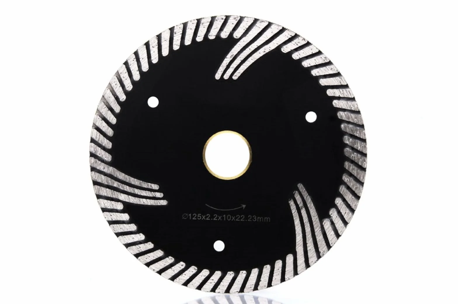 LYVQZPWLRDiamentowa płyta cięcia, 1 sztuka 5" Tarcza do piły tarczowej do kamienia T-segmentowana 125 mm Tarcze diamentowe