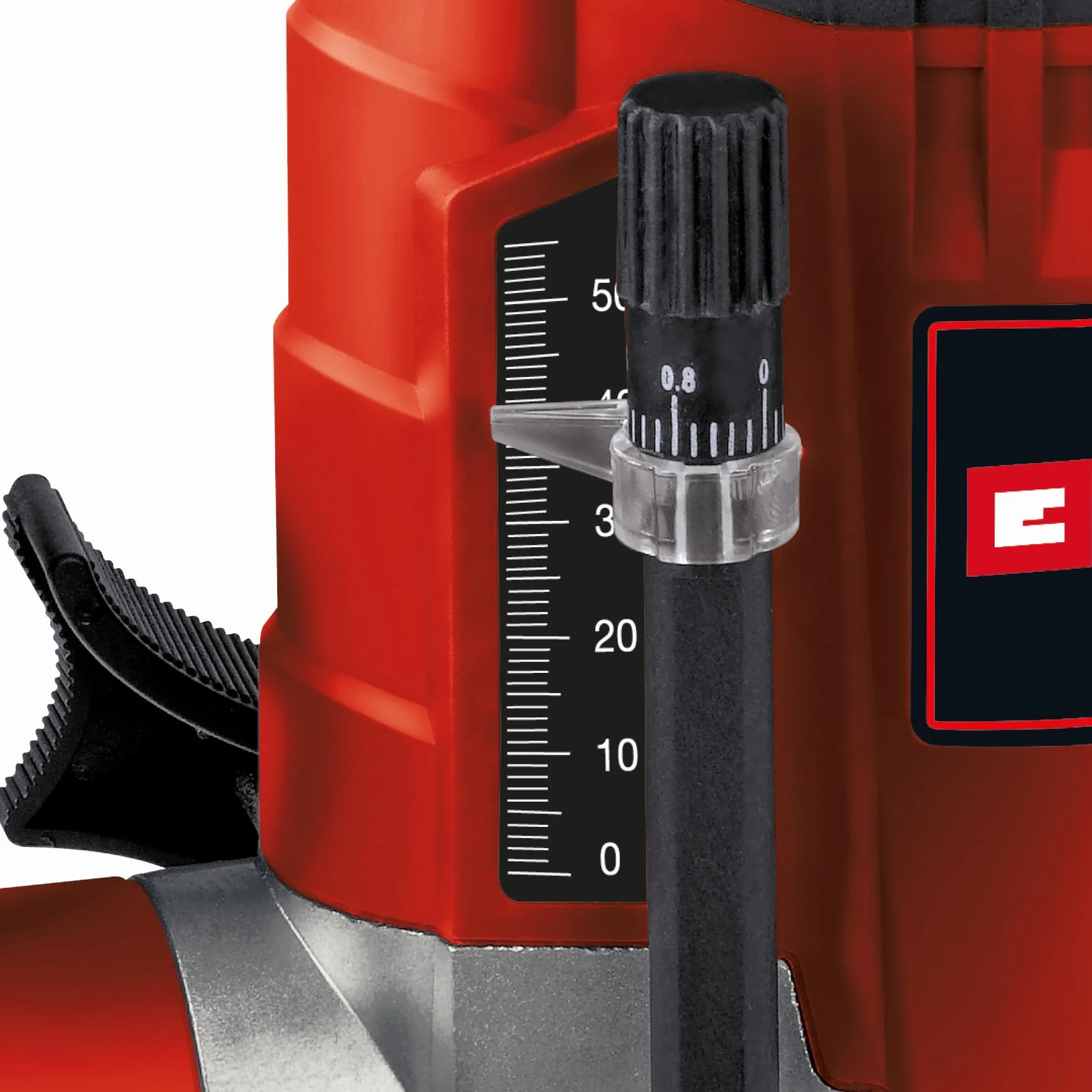 Einhell TC-RO 1155 frezarka pionowa (1100 W, Ø 6 i 8 mm, regulacja prędkości, prowadnica równoległa, adapter ssący, w zestawie akcesoria i różne frezy)