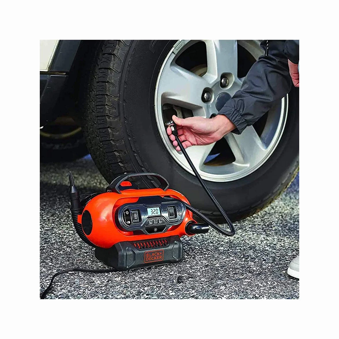 BLACK+DECKER Kompresor-sprężarka 11 bar 12V / 18V / 230V, BDCINF18N-QS