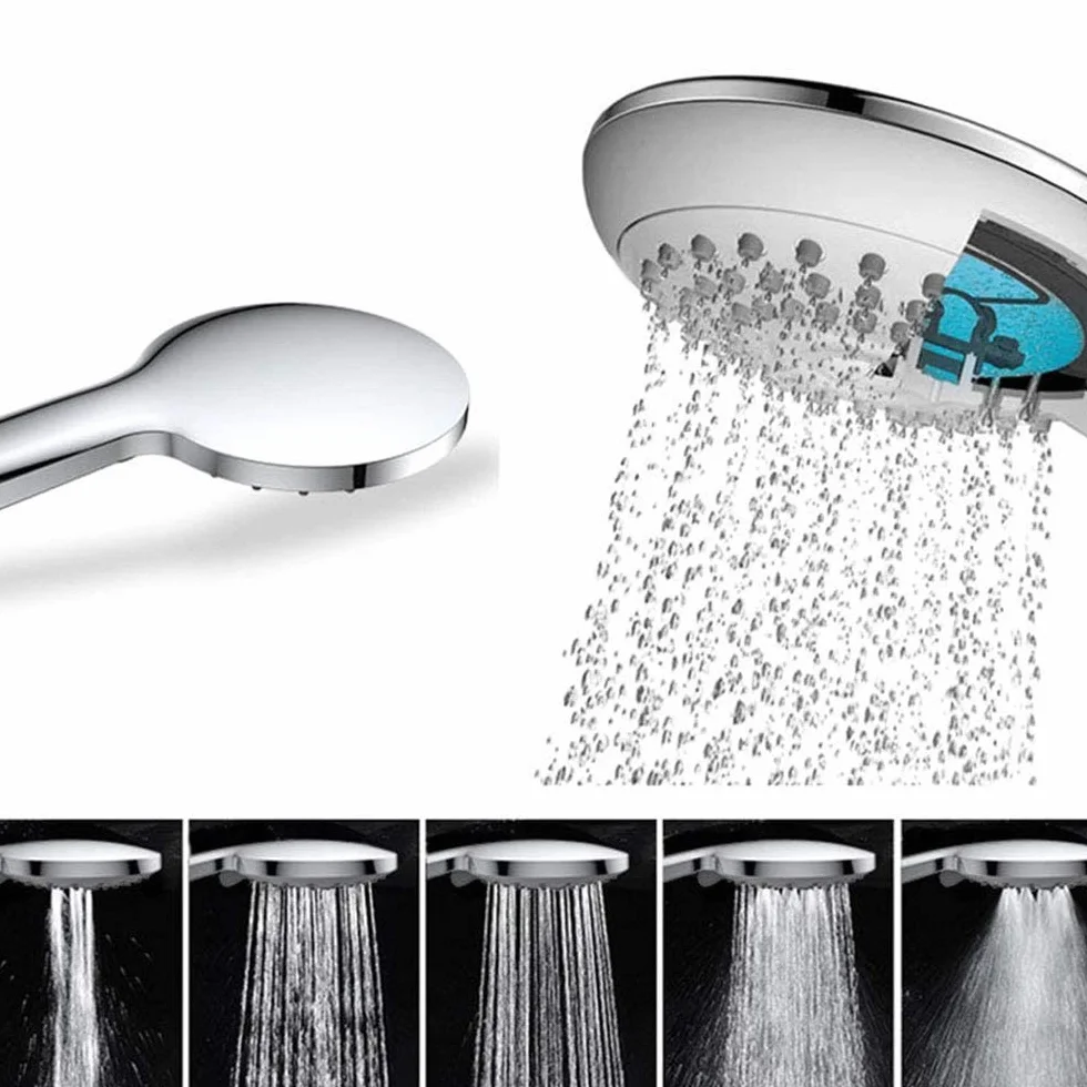 Baterie prysznicowe, bateria do wanny prysznic kran do łazienki bateria wannowa ścienny deszczownica zestaw prysznicowy Mixer Tap, Chrome
