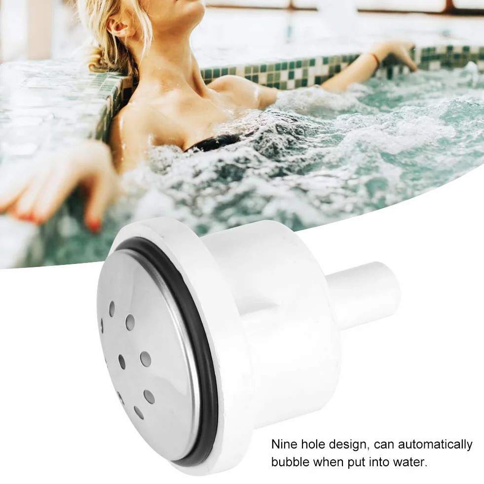 Dysza Masująca, Wanna Spa Plastikowa 9-otworowa Dysza Powietrzna do Wymiany Powietrza Spa Akcesoria łazienkowe