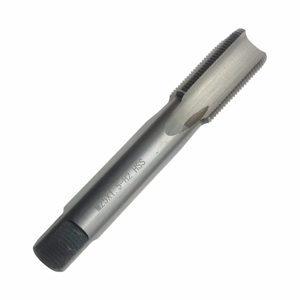 Zestaw gwintowników i narzynek M25 x 1,5, prawoskrętny, gwintownik i narzynka okrągła M25 x 1,5 mm, narzędzie do gwintowania M25 x 1,5, frez do gwintów