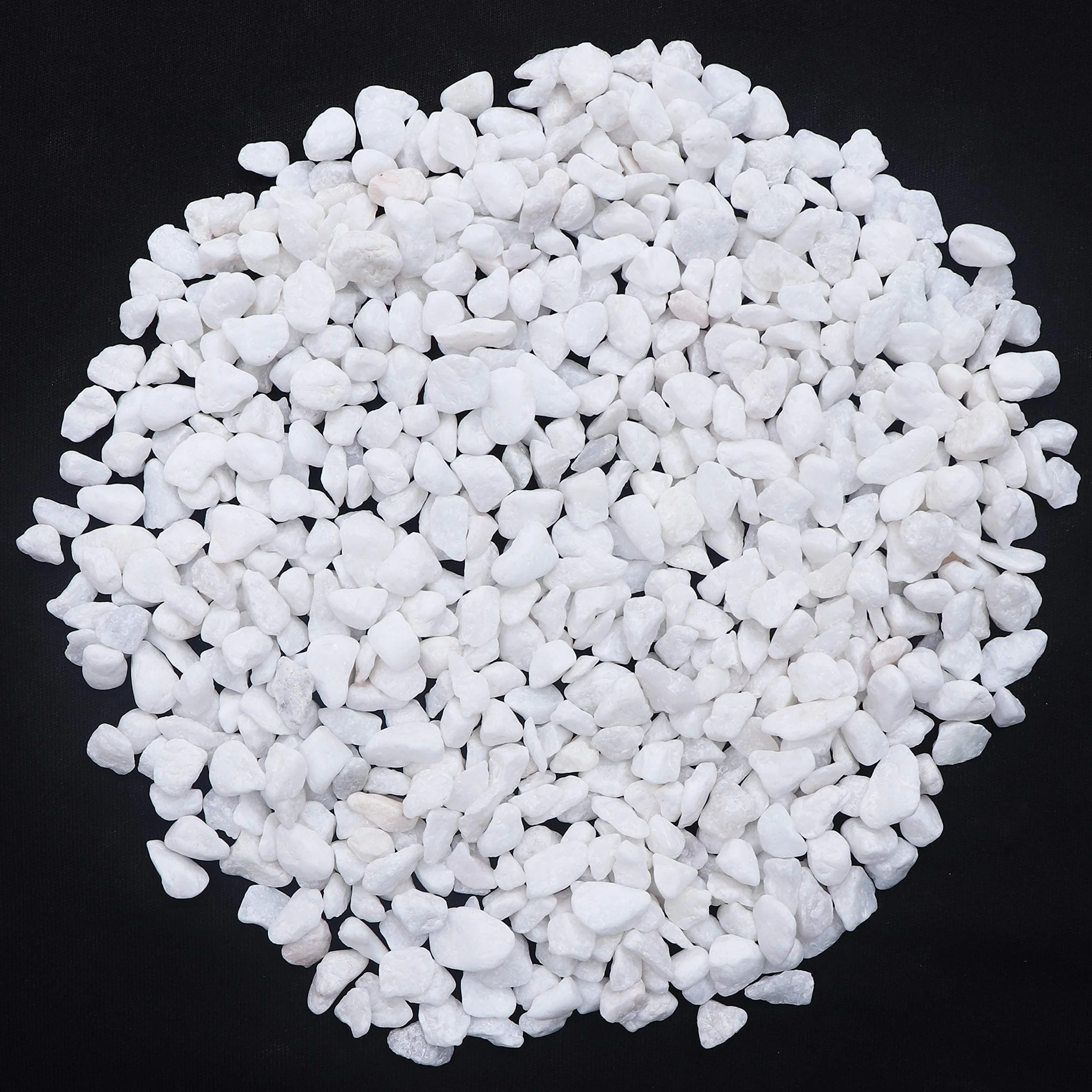 Kamienie dekoracyjne, białe, 250 g, kamienie żwirowe, naturalne, posortowane dekoracyjne kamienie marmurowe, kamień dekoracyjny do wypełniania wazonów, doniczek, krajobrazu, akwariów, domu i