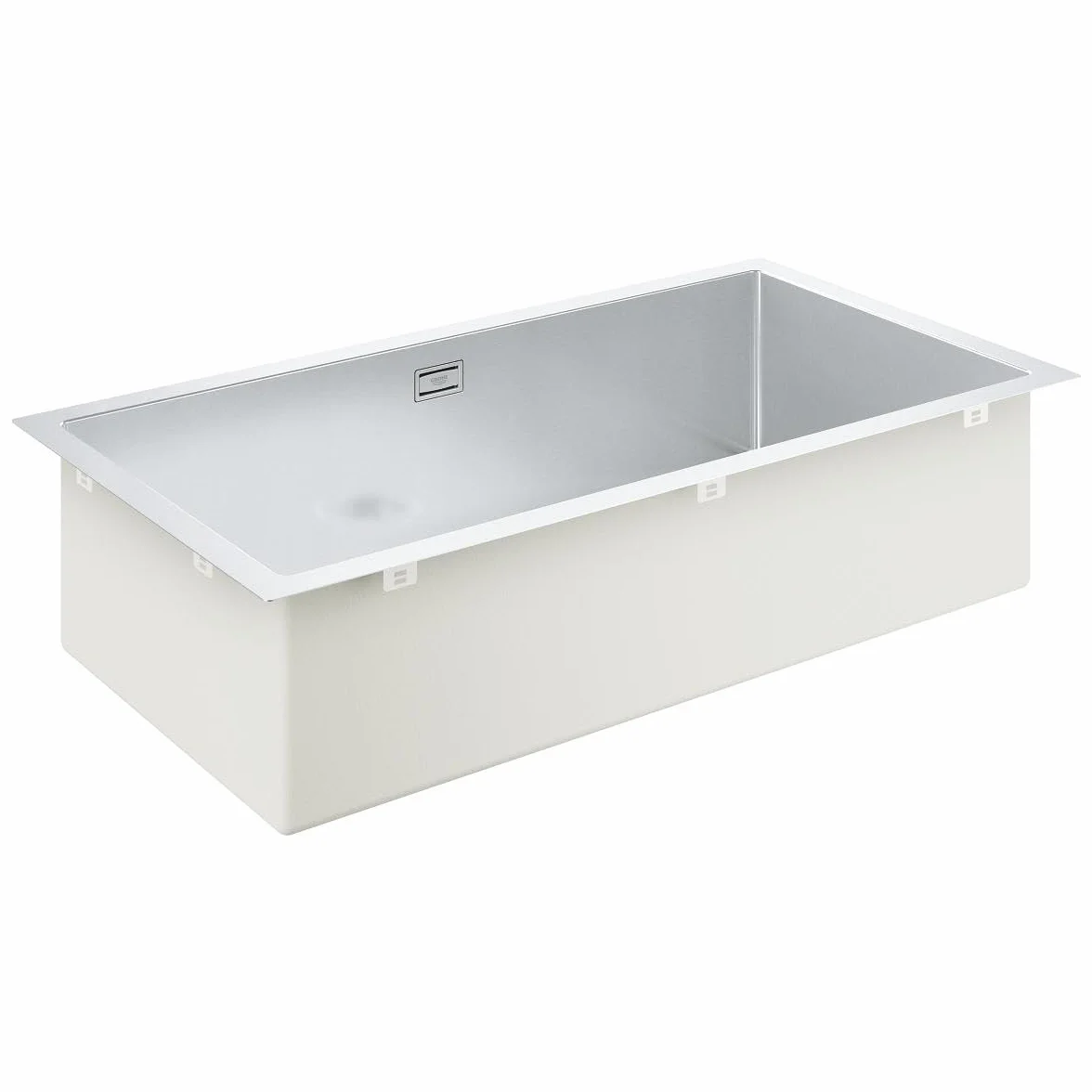 GROHE K700 | 1 miska | Zlewozmywak kuchenny - montaż od góry lub podtynkowy | w zestawie: zestaw na odpady, kosz na odpady, zestaw montażowy | stal nierdzewna | 31580SD1