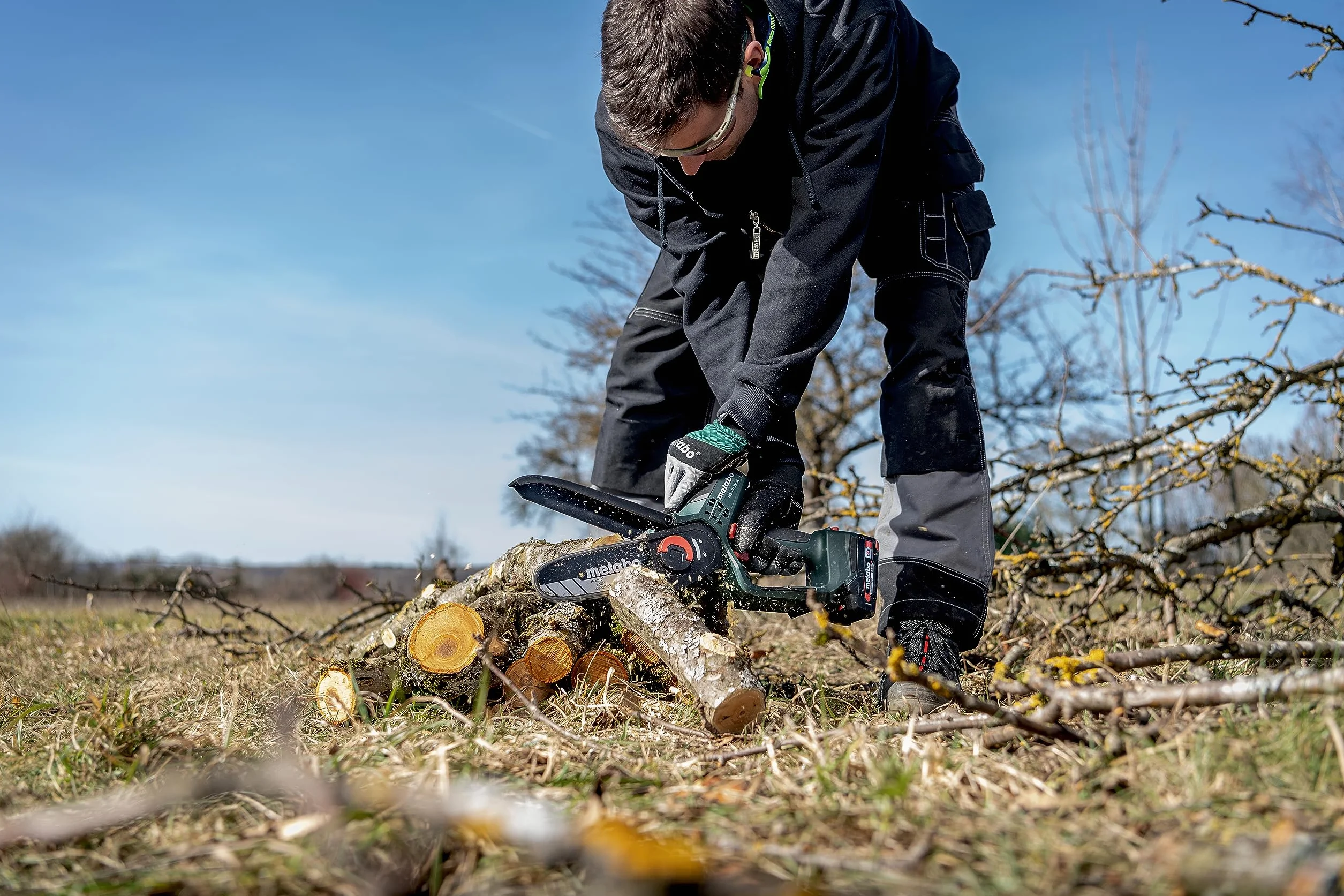 Metabo Akumulatorowa Piła Do Drewna 15 cm - Mała Piła Łańcuchowa Bez Akumulatora i MetaBox 600856850