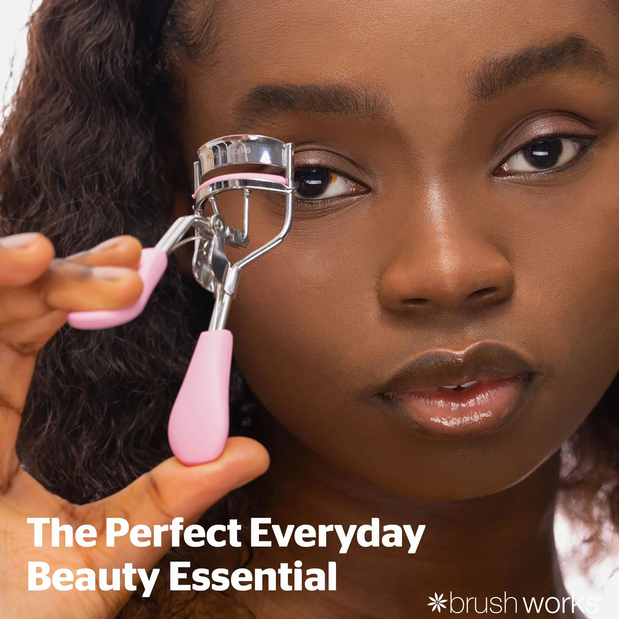 Brushworks Eyelash Curler - Pink