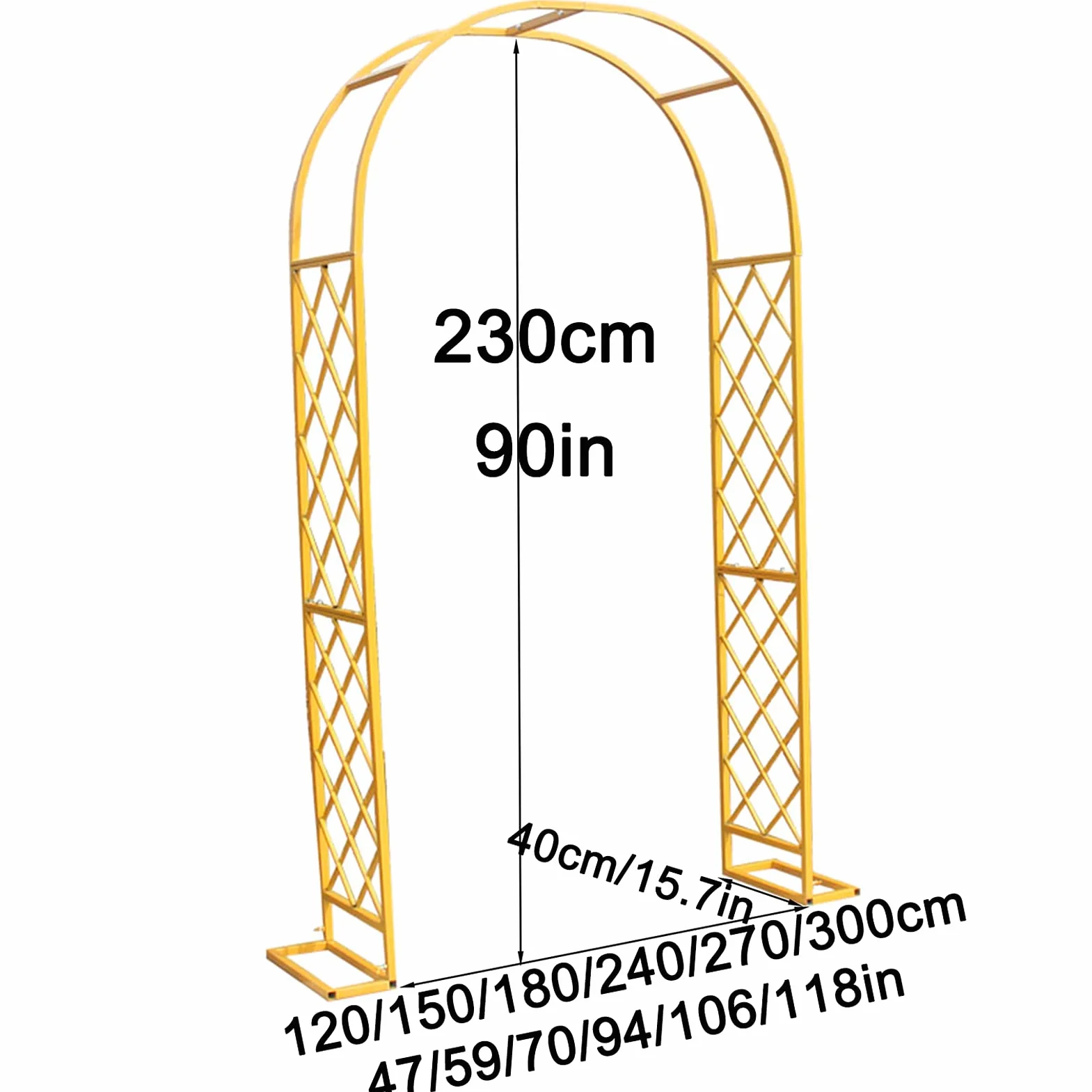 Łuk różany, altana ogrodowa do roślin pnących, metalowa pergola, pomoc dla roślin