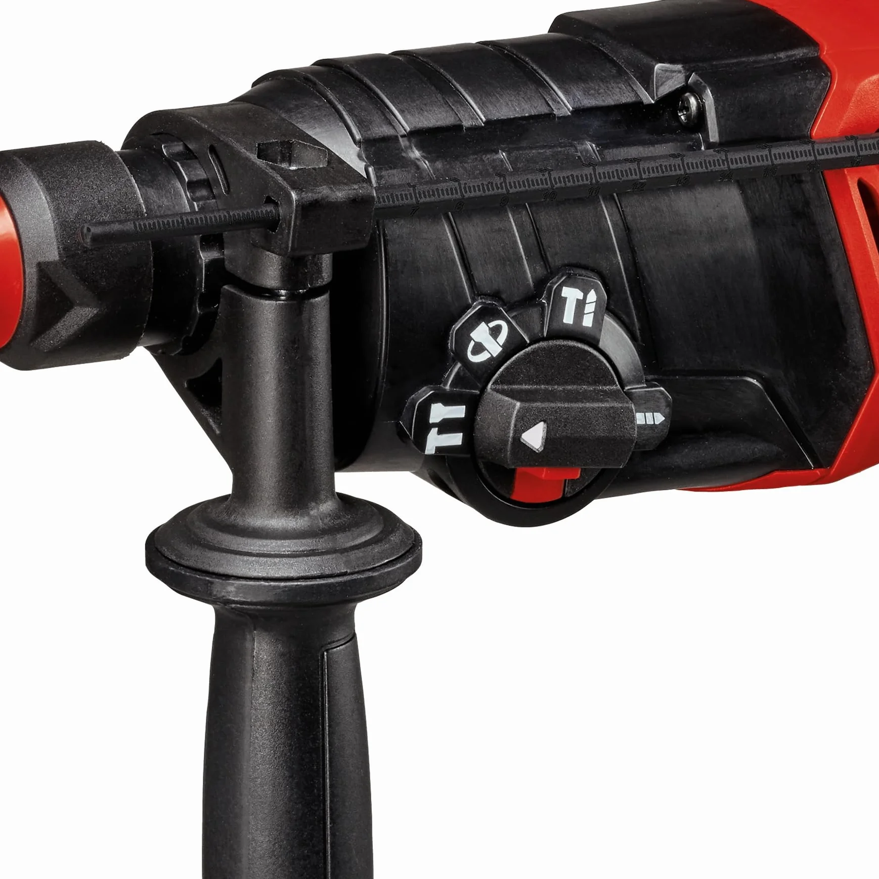 Einhell Młot wiertarski TC-RH 800 4F (800 W, 2,6 dżuli, funkcje wiercenia + dłutowanie z mocowaniem dłuta i bez mocowania, pneumatyczny mechanizm uderzania, uchwyt SDS-Plus, skrzynka E-Box)