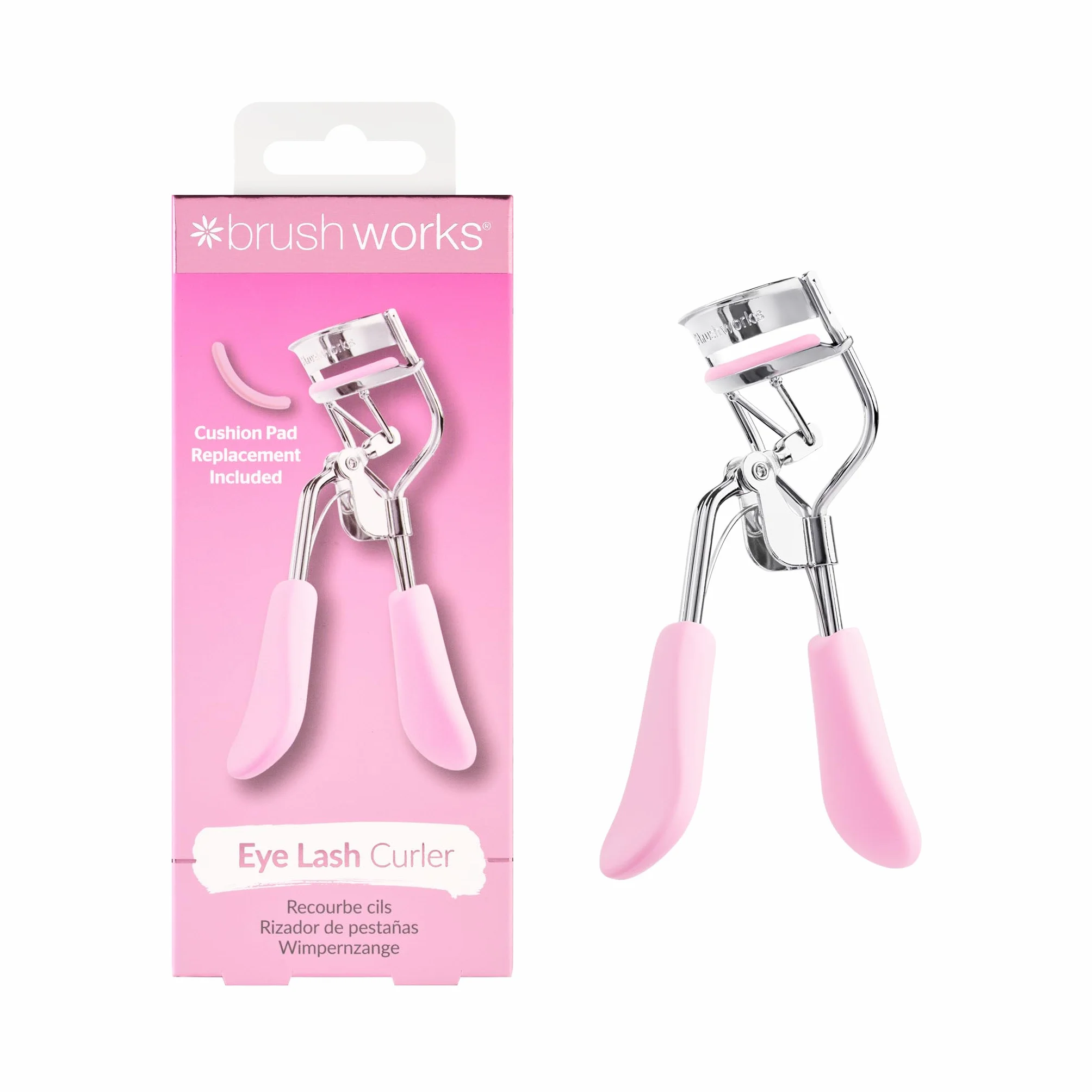 Brushworks Eyelash Curler - Pink