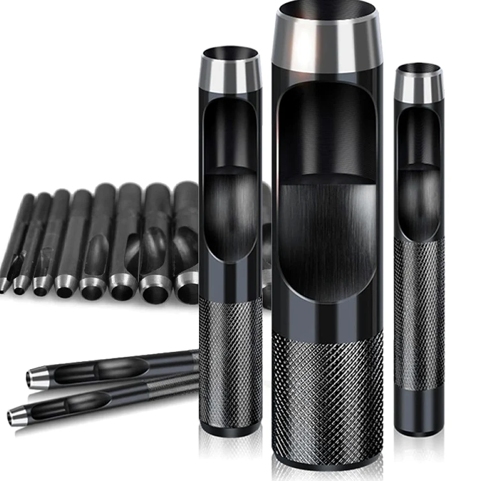 1 sztuk 1-25mm Okrągły Stal Skórzany Craft Hollow Dziurkacz Narzędzie Frez Praca dla Pasek Pasek Pas Do Zegarka Pasek Plastikowe Drewno DIY Dziurkacz, 25mm