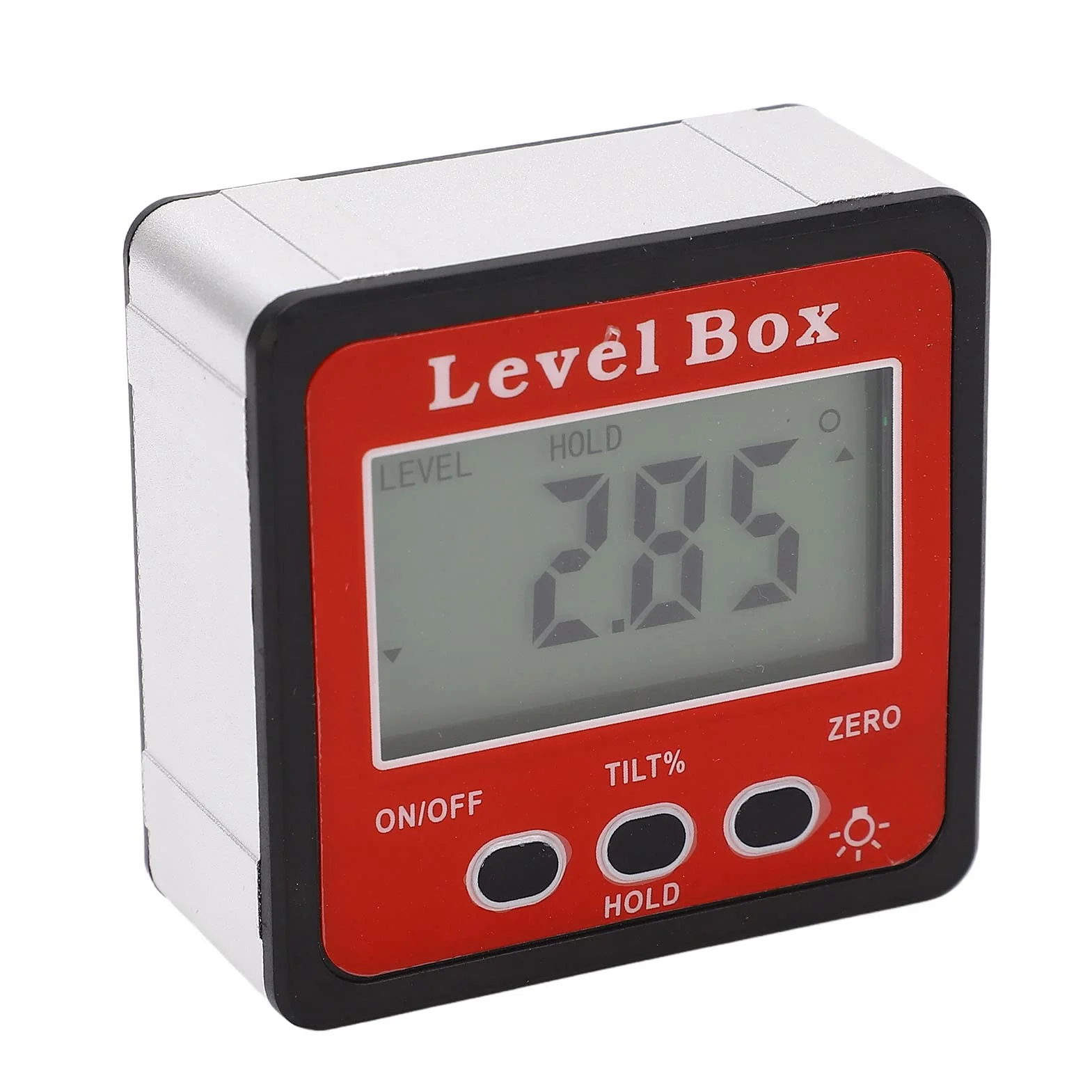 Box Digital Level, Magnetyczny Pochyłomierz z Tworzywa ABS, Przenośny Cyfrowy Kątomierz do Obróbki Drewna