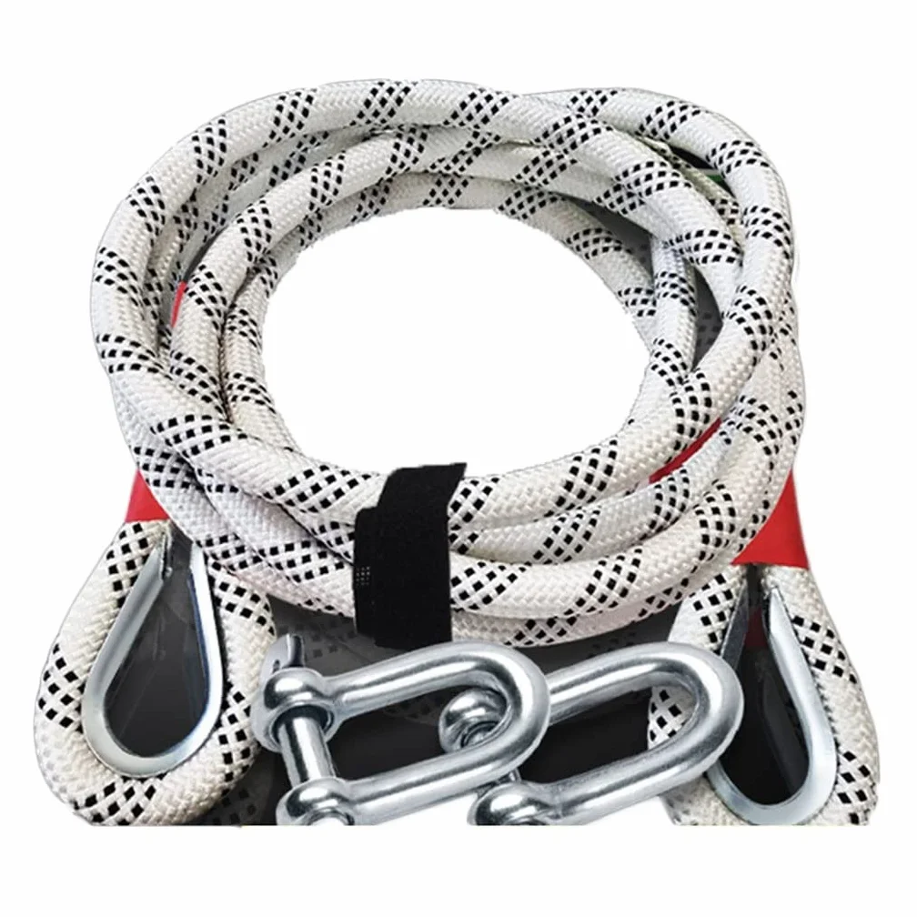 Pas holowniczy, Lina holownicza 5T Nylon z 2 szeklami typu D 3-10 m do przyczepy samochodowej(5t,10m)