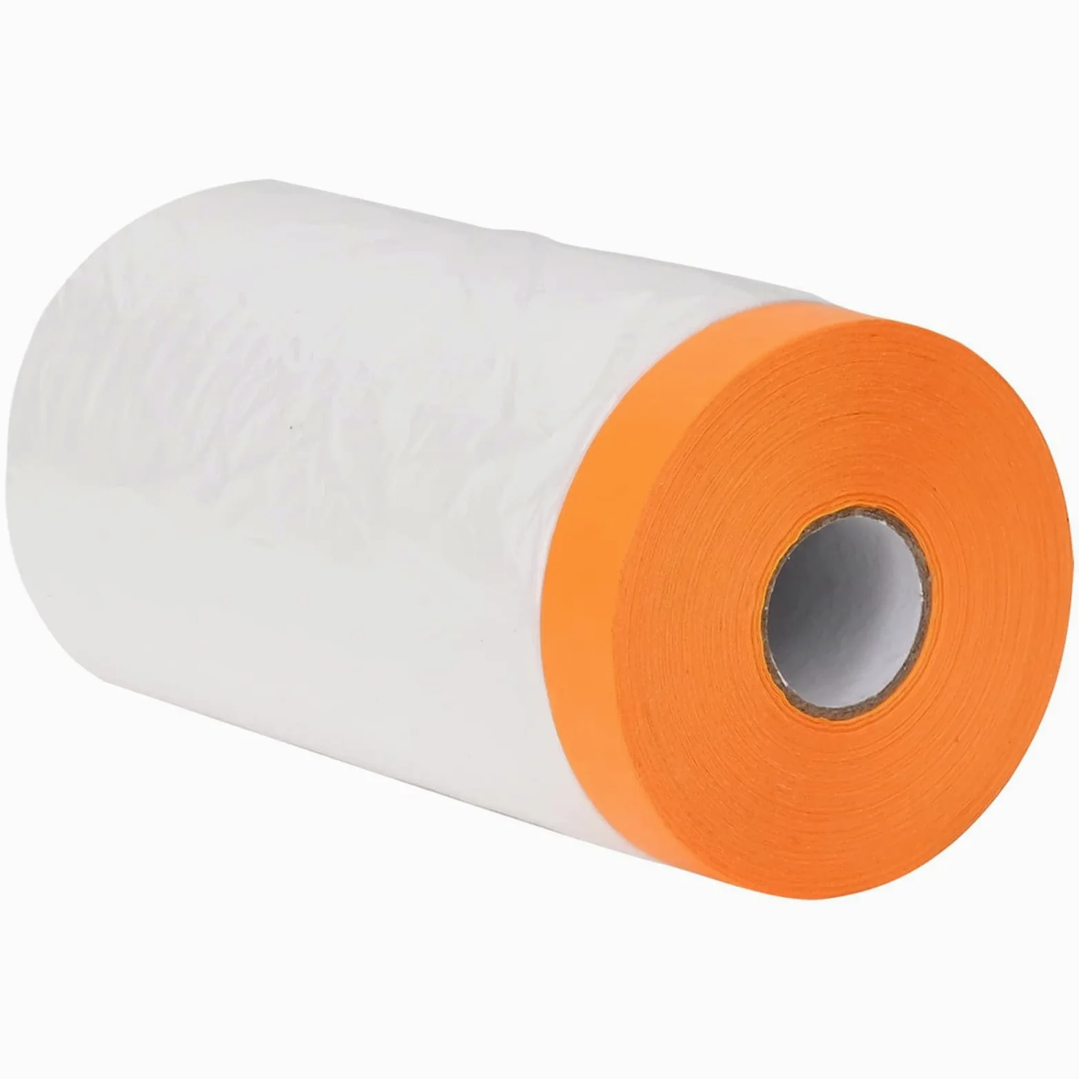 Folia ochronna przeciwpyłowa z taśmą klejącą przezroczysta z HDPE, 12 sztuk, 140 x 3300 cm, samoprzylepna do renowacji, placu budowy, ścian, podłogi, drzwi, okien i czystej pracy