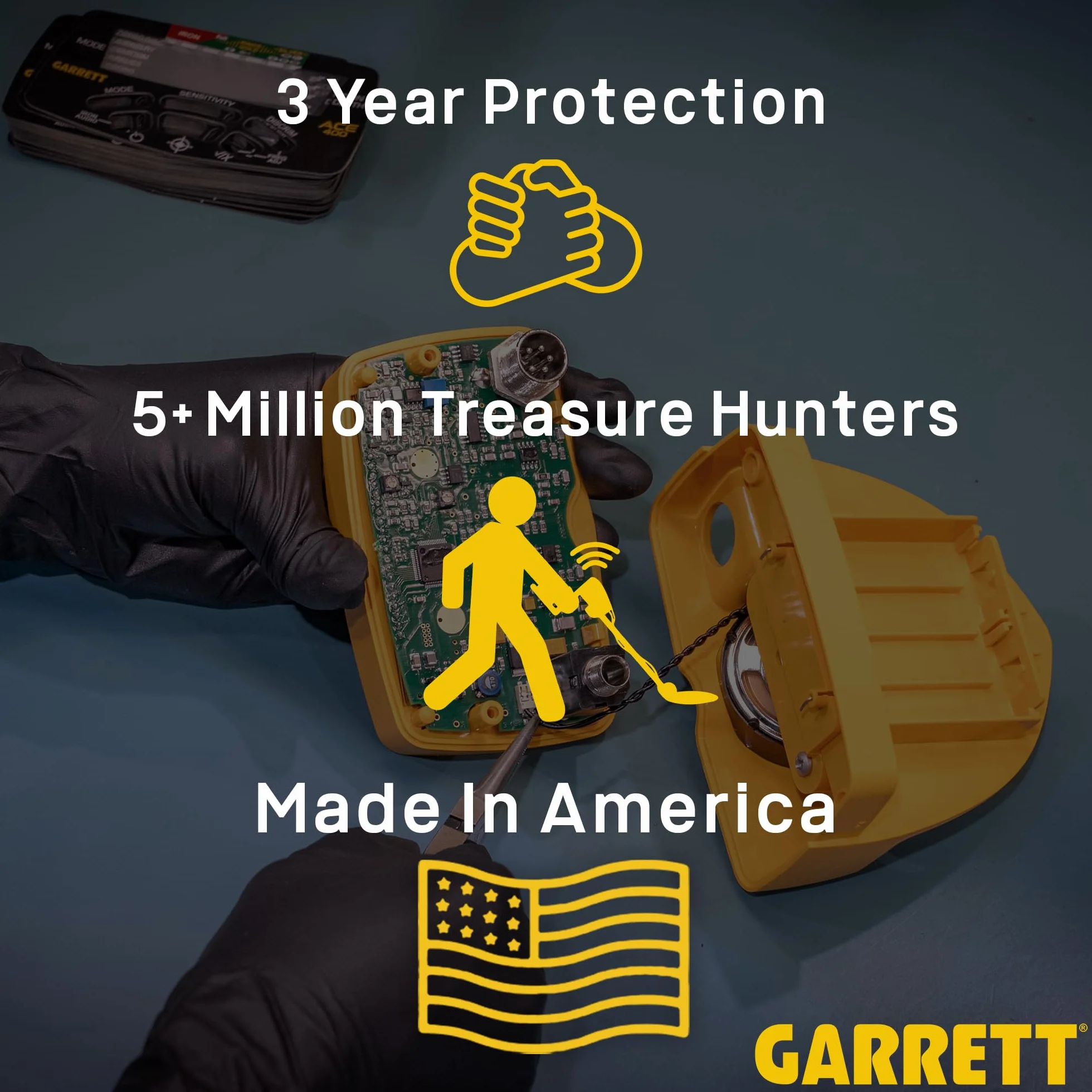 Garrett AT Pro wykrywacz metalu, wielokolorowy, rozmiar uniwersalny