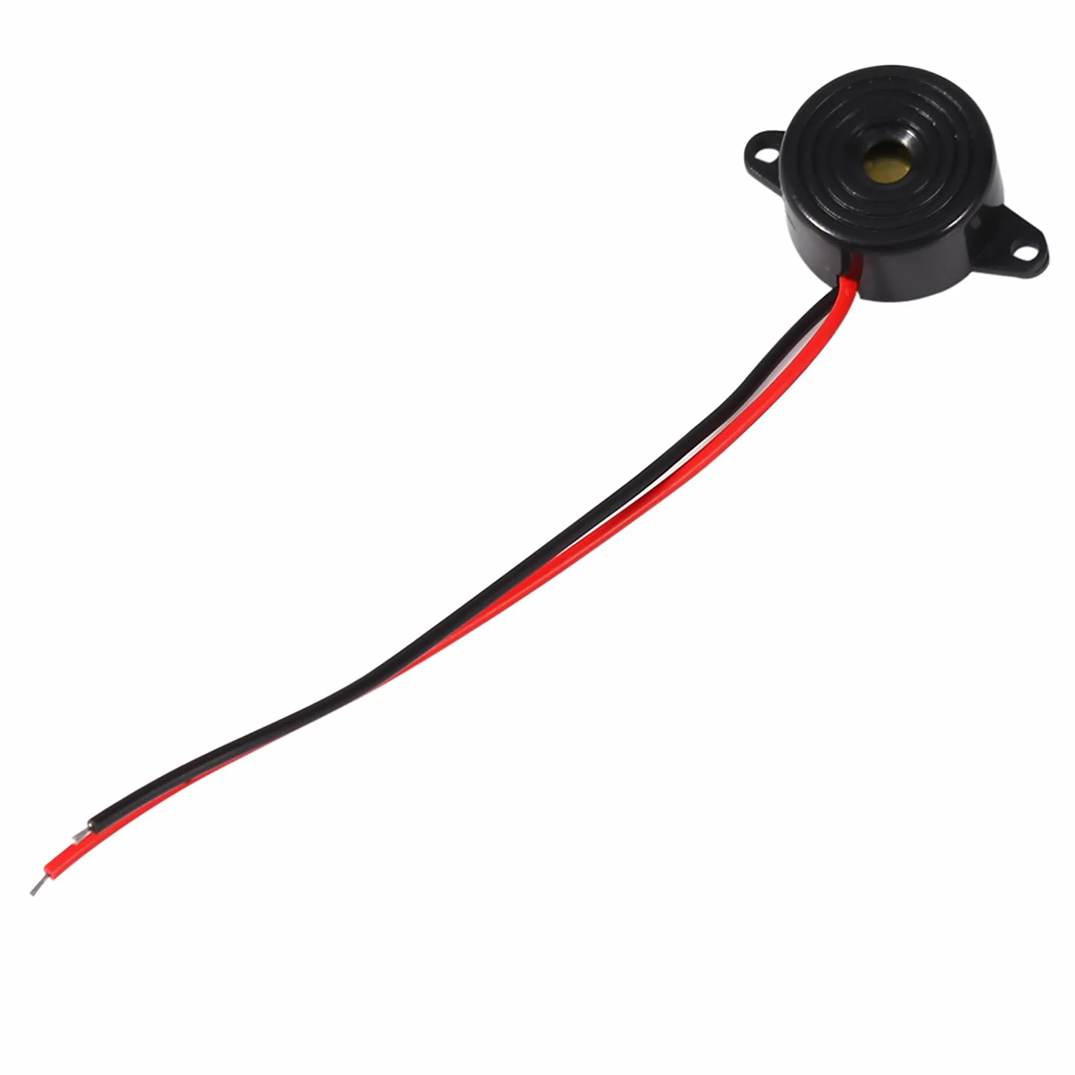 Brzęczyk Piezoelektryczny Alarmowy 85 dB Brzęczyk Elektroniczny 12 V Do 3-24 V Aktywny Dźwięk Ciągły Długość Kabla 100 mm Do Systemów Alarmowych Samochodowych I Domowych
