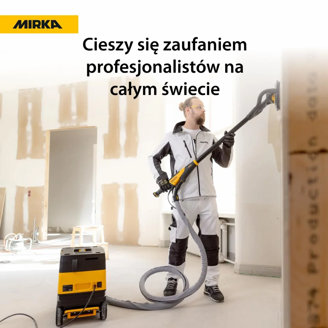 MIRKA DEXOS 1217 AFC - odkurzacz przemysłowy klasy M z automatycznym systemem czyszczenia i wężem 4 m - do szlifierek i warsztatów