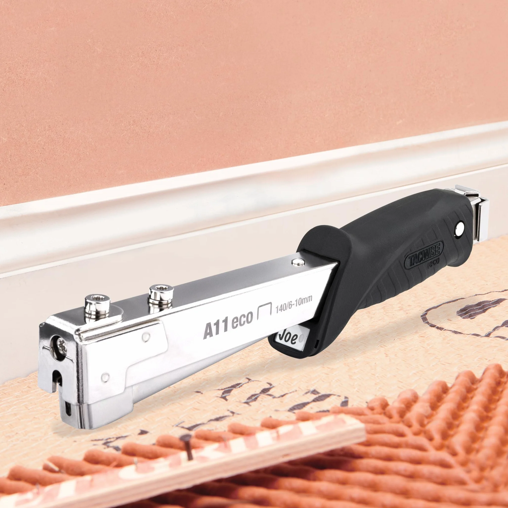 TACWISE 1783 A11 ECO Hammer Tacker z 60 000 zszywkami 140/10 mm, zastosowanie zszywek typu 140/6-10 mm