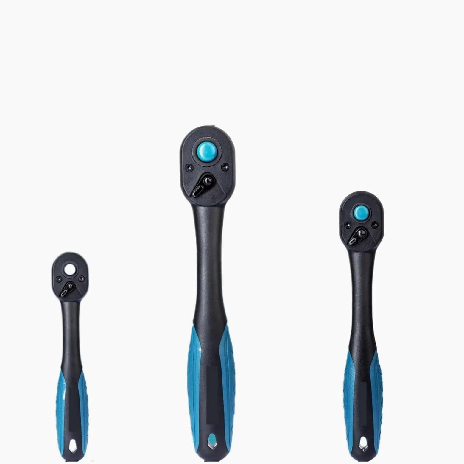 Telescopic Ratchet 72-zębowy klucz grzechotkowy uchwyt szybkozamykający dwustronny napęd 1/4'' 3/8'' 1/2'' naprawa samochodów domowe narzędzia DIY mały klucz dynamometryczny(3 pcs set)