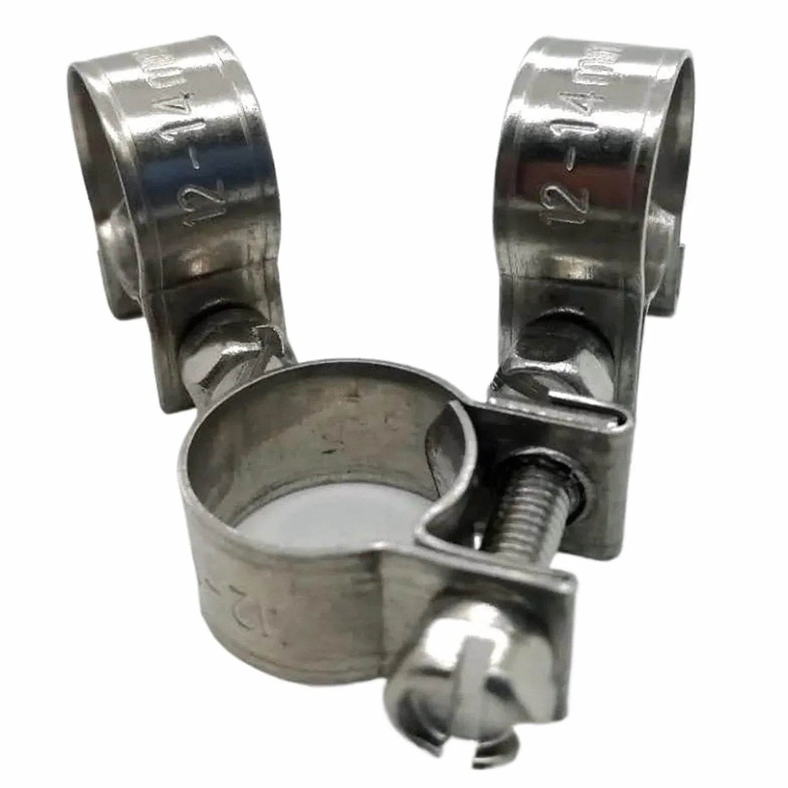 10 sztuk ocynkowanych zacisków paliwowych do rur 6-20 mm-trwałe metalowe łączniki do ropy, wody, powietrza i gazu(11-13mm)