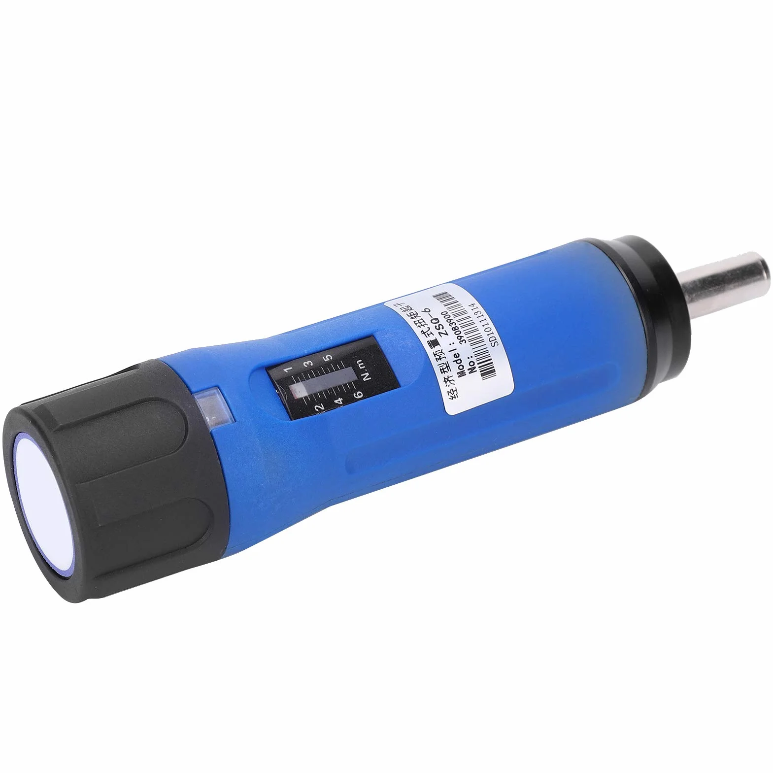 Wkrętak Dynamometryczny 1-6 N.M, Klucz Dynamometryczny Przenośny z Nastawą, Zestaw z Wymiennymi Bitami Prostymi i Krzyżowymi, 156mm, Żelazny i Nylonowy