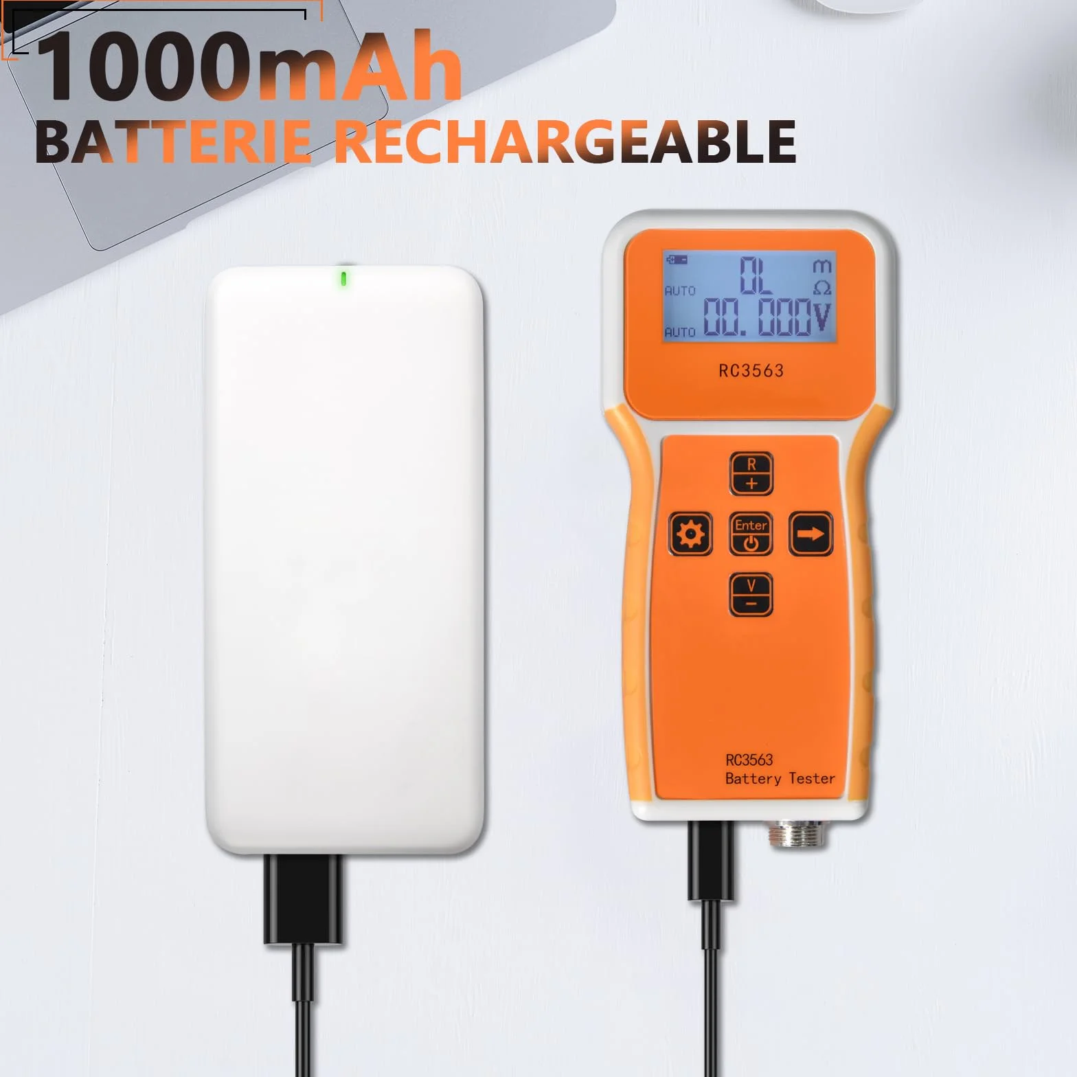 Miernik rezystancji wewnętrznej, napięcie akumulatora 1 uΩ~200Ω/0~±100 VDC, tester baterii ołowiowo-jonowych, litowo-żelazowo-fosforanowych, "zrób to sam" RC3563