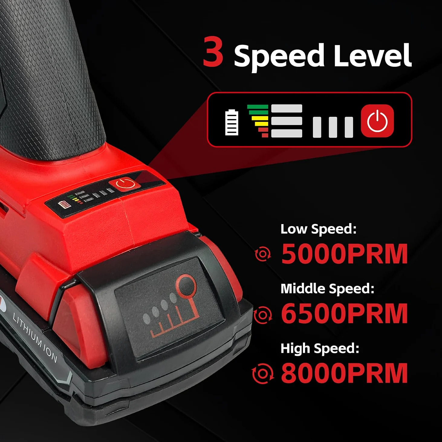 Bezprzewodowa szlifierka kątowa kompatybilna z Milwaukee M18 18 V bateria (bez baterii), zasilana baterią, szlifierka kątowa 4-1/5.1 cm (bez kółek) (czerwona)