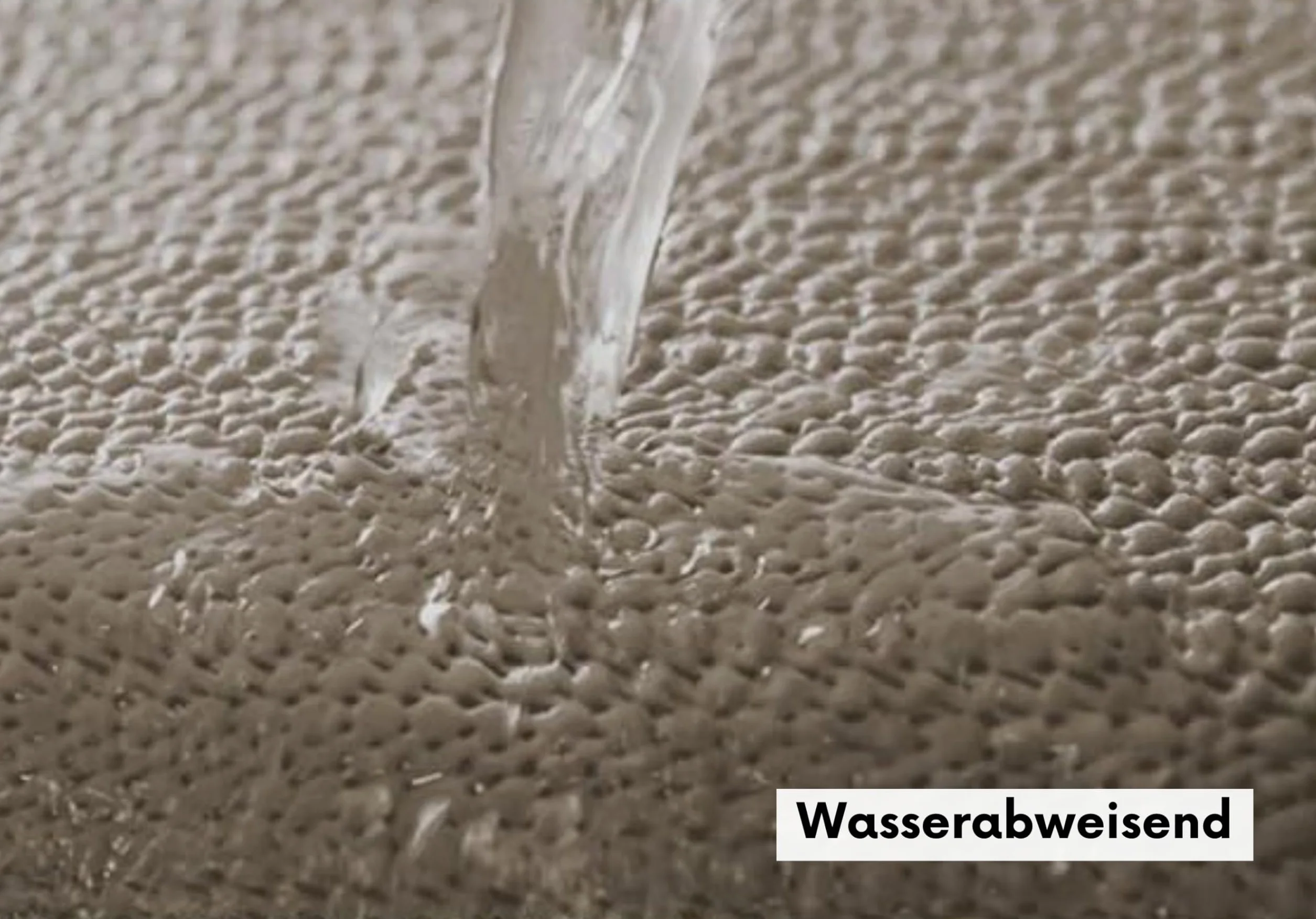Brandsseller Obrus na stół ogrodowy, z pianki, odporny na warunki atmosferyczne, antypoślizgowy, do ogrodu, na balkon i na kemping – beżowy, okrągły, 140 cm