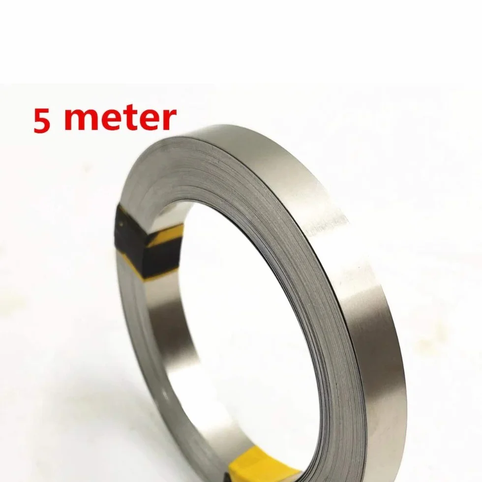1 rolka 5 metrów 0,1 mm x 8 mm taśma z czystego niklu 99,96% do zgrzewania punktowego akumulatora z niklu