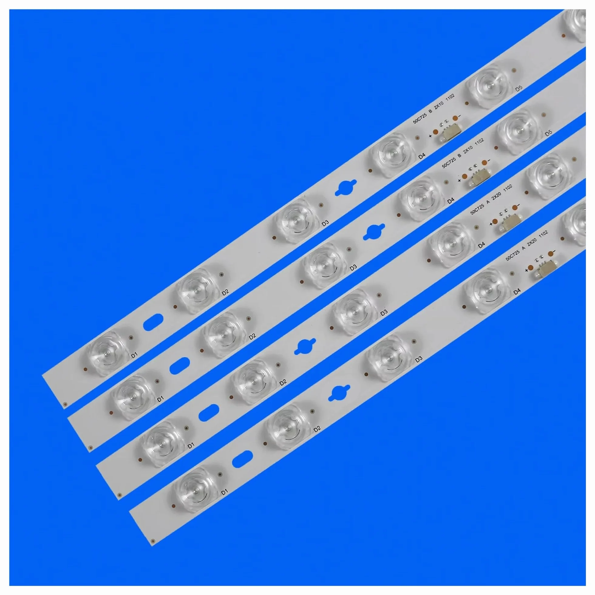 LED Backlight Strio 50C725 A 2X20 1102 50C725 B 2X10 1102 For 50C725K 50C726 50C722 50C725 50C721 LVU500NDEL HS9W15 V1