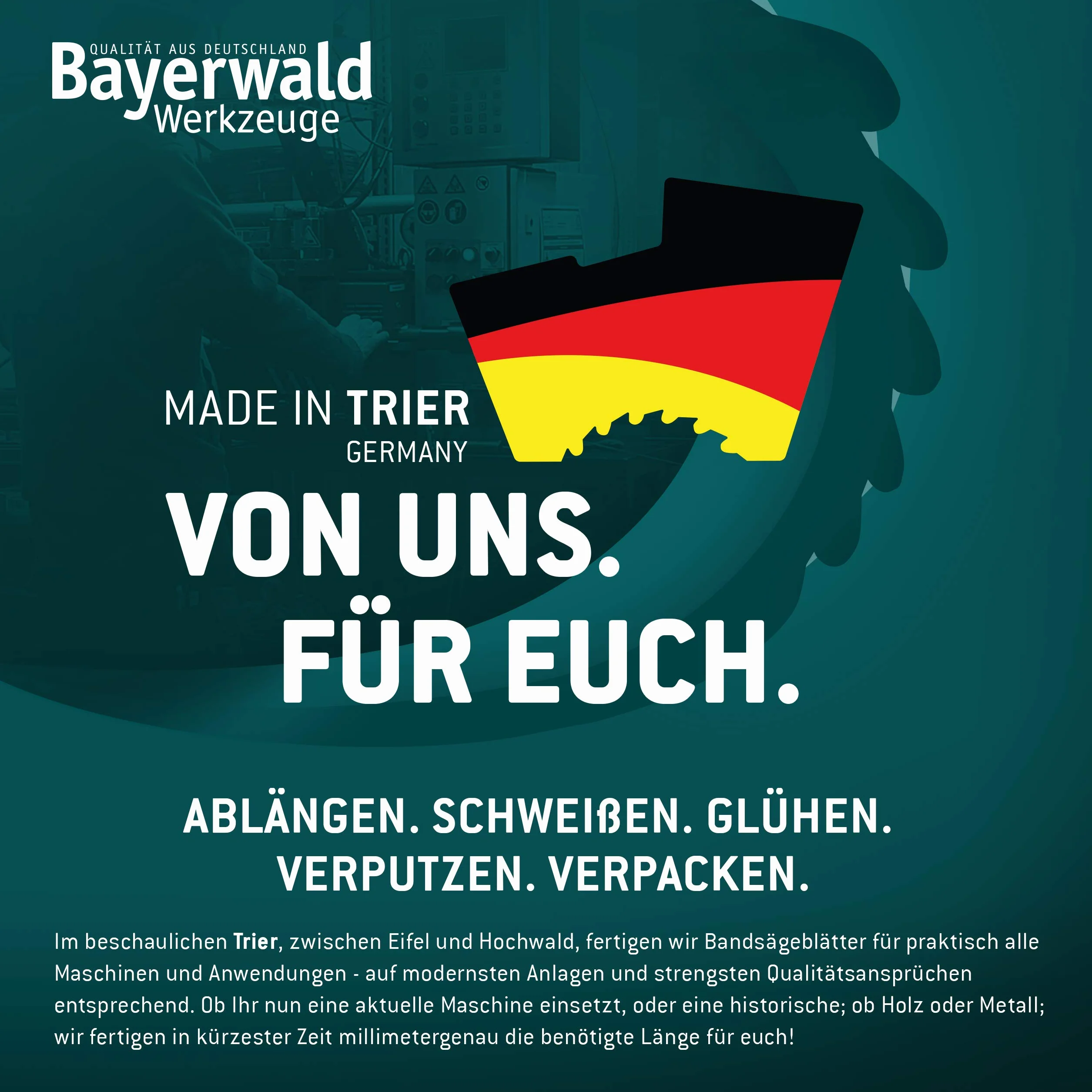 Bayerwald brzeszczot do piły taśmowej ze stali narzędziowej – 1712 x 13 x 0,36 x 6 / drewno, metale nieżelazne, tworzywo sztuczne, cienkie blachy/taśma do piły pasuje do Metabo. Elektra Beckum i wielu