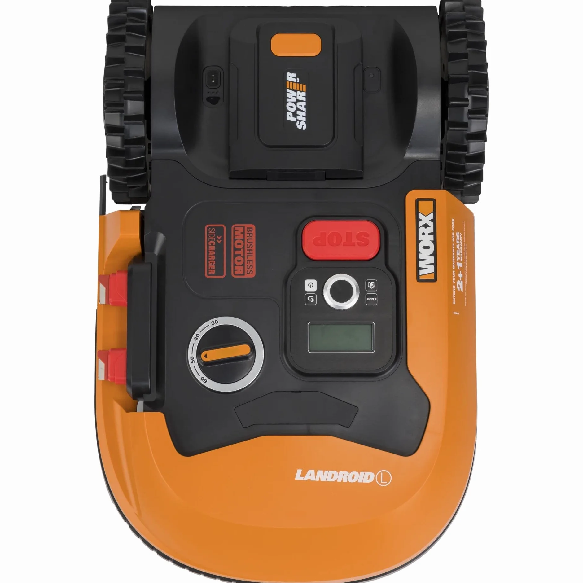 Worx Landroid Robot Koszący 2000 mAh Czarny Pomarańczowy